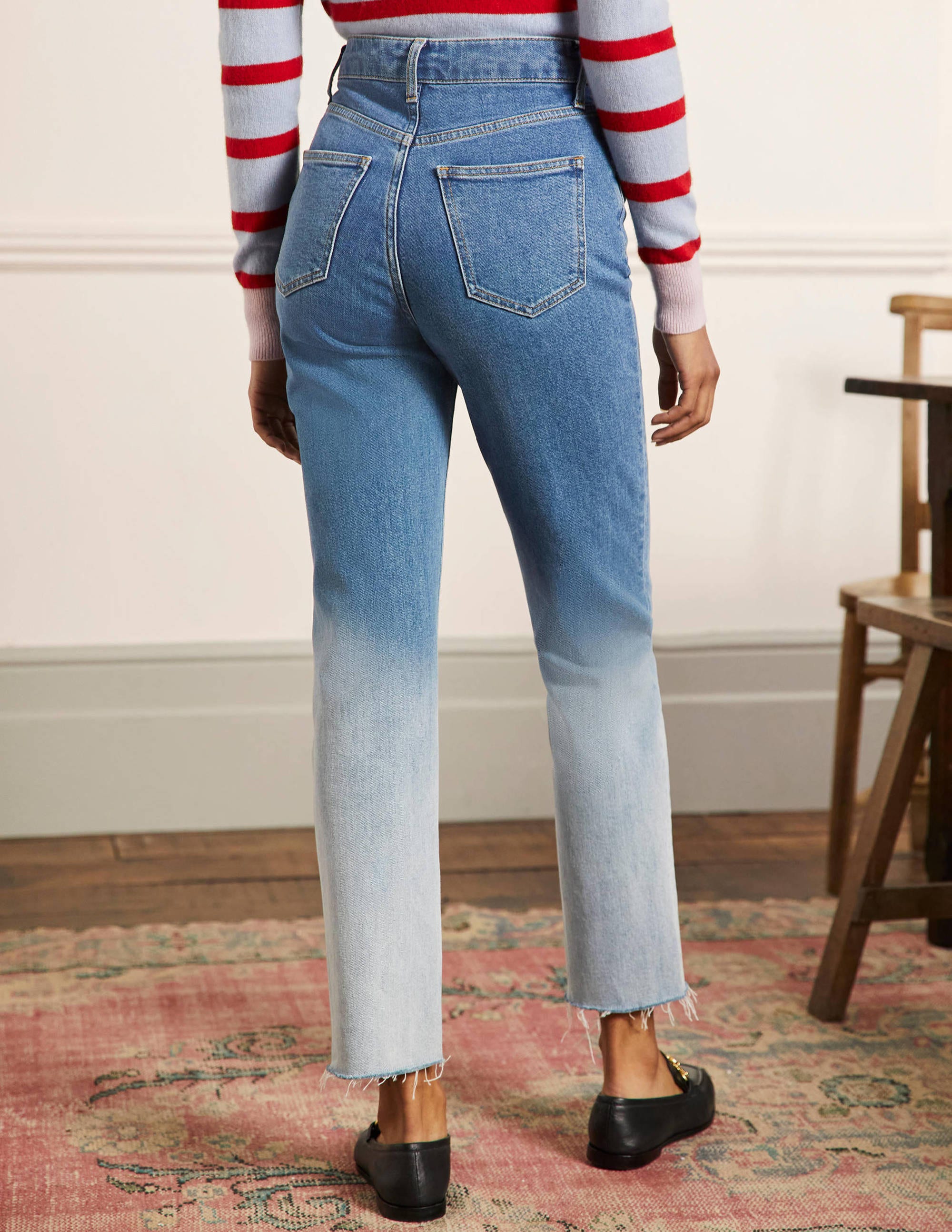 Relaxed Straight Jeans-Light Vintage Ombre - Image 3