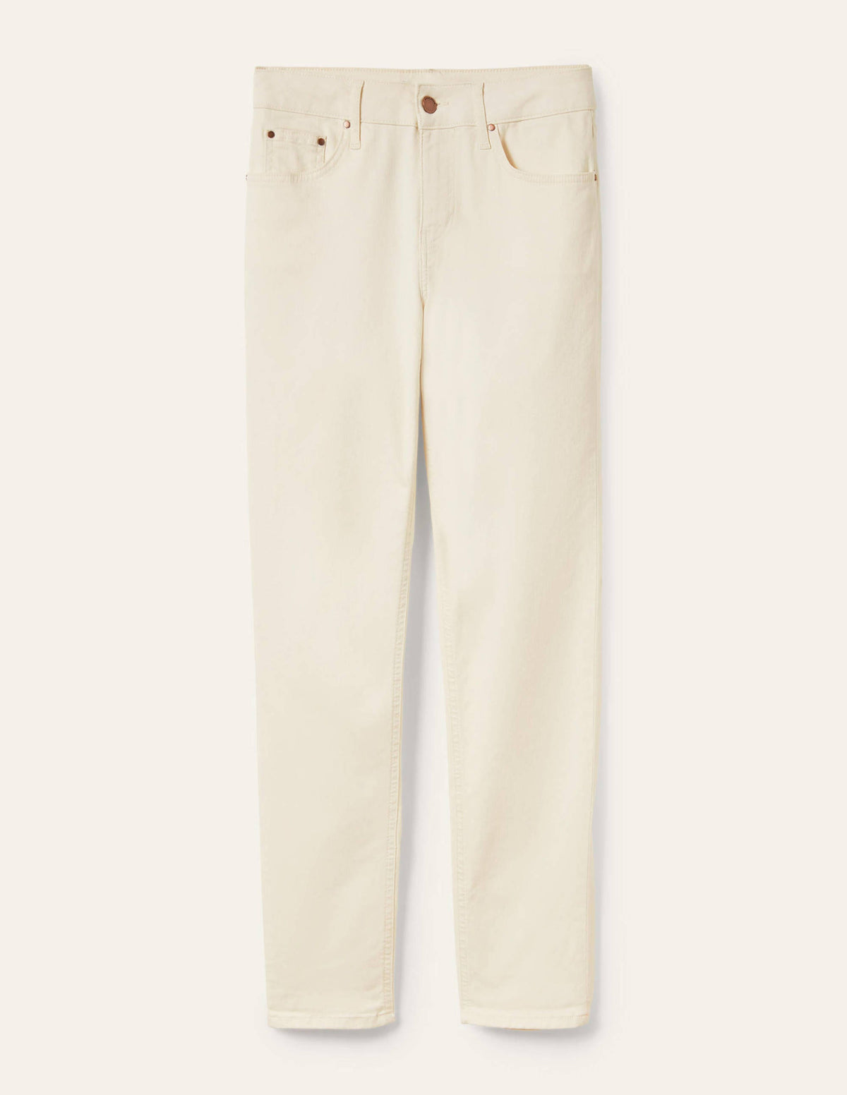 Girlfriend Jeans-Ecru-5