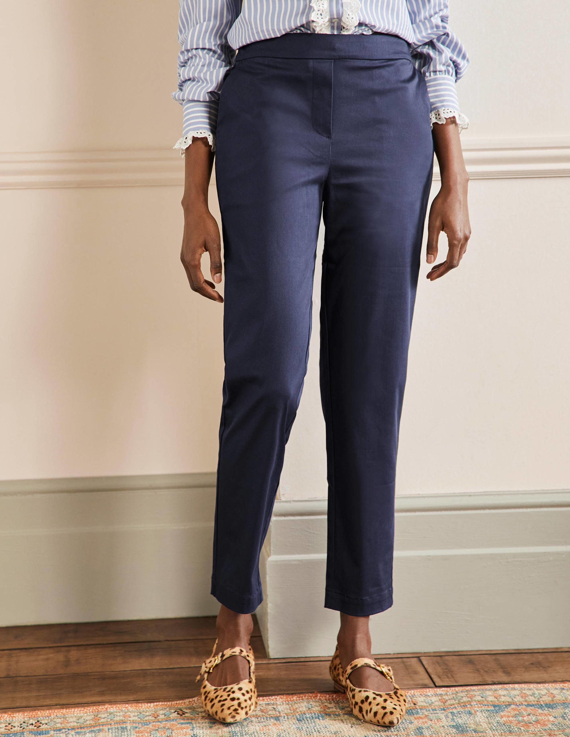Pull On Trousers-Navy - Image 4