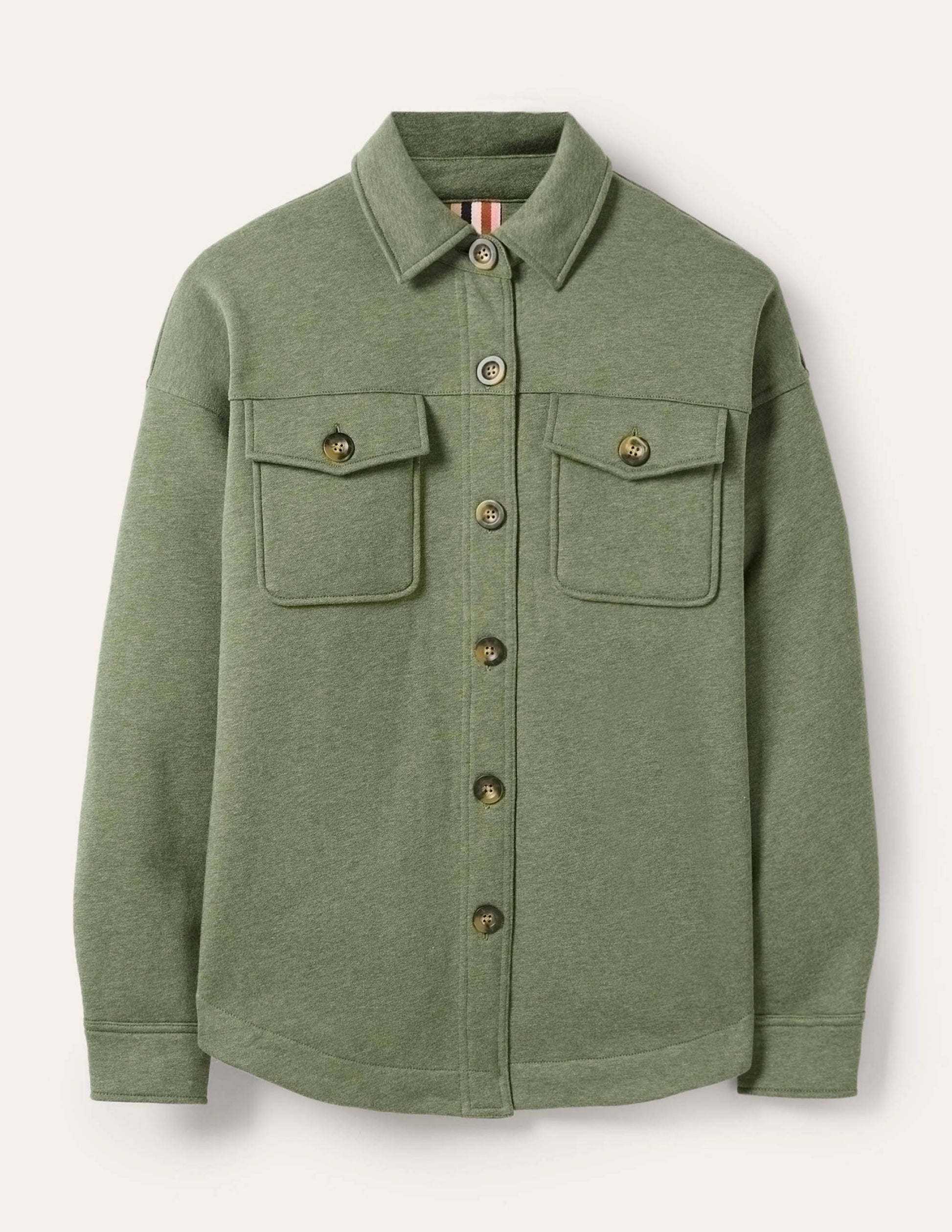 Jersey Shacket-Alder Marl-5