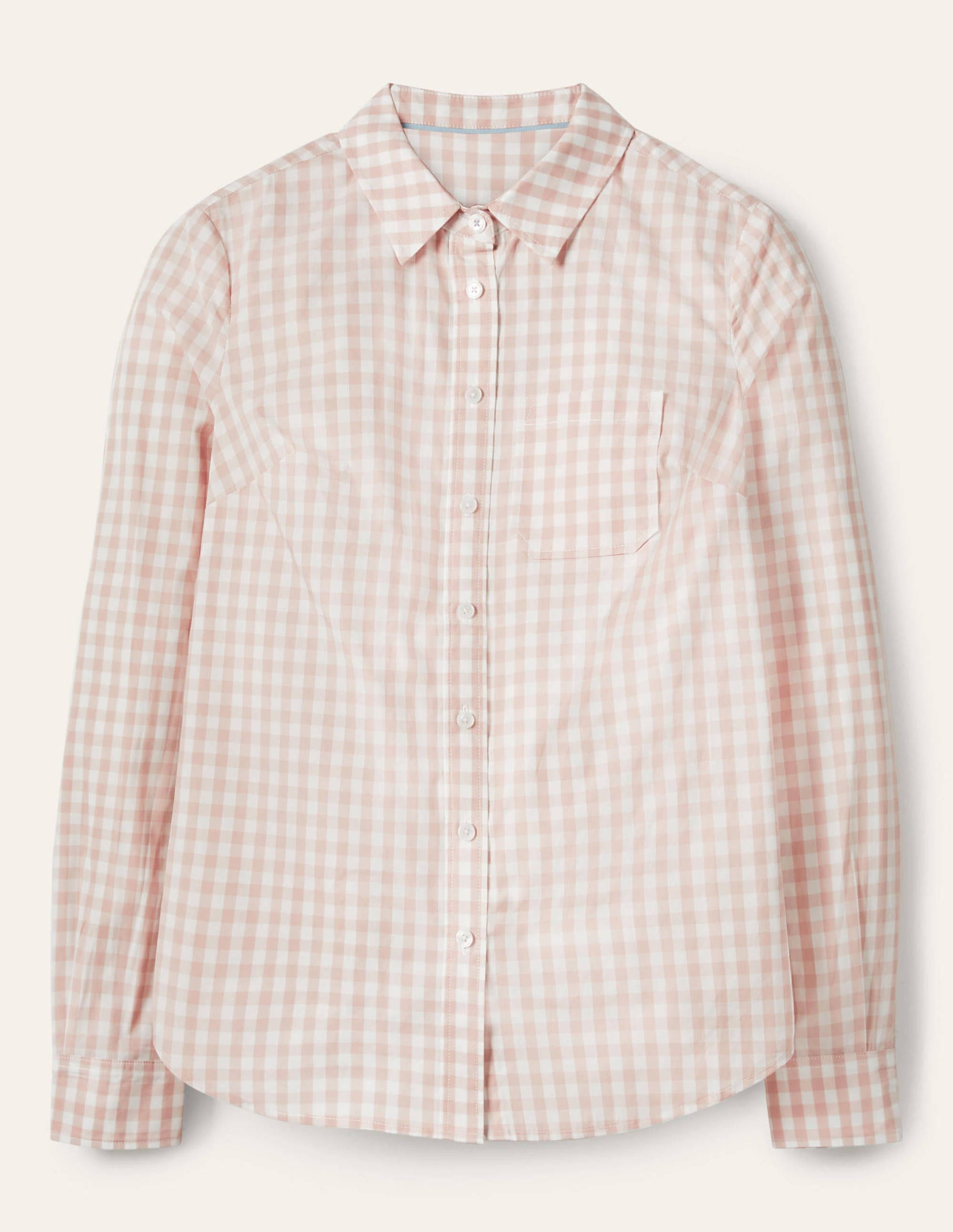 Classic Cotton Shirt-Pink Gingham-6