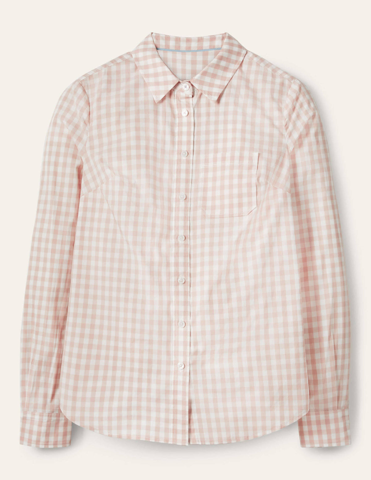 Classic Cotton Shirt-Pink Gingham-7