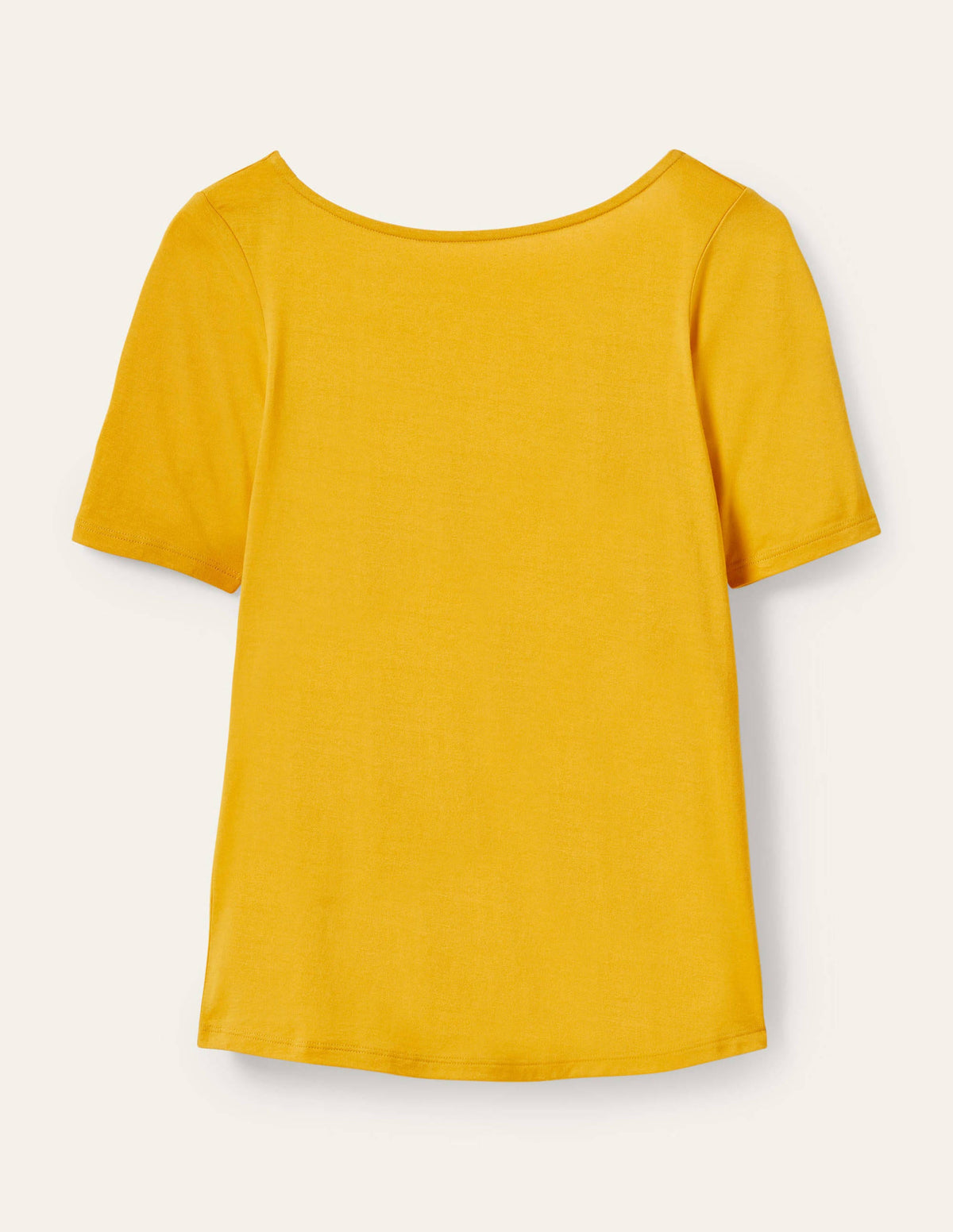 Supersoft Scoop Back T-Shirt-Honeycomb-5