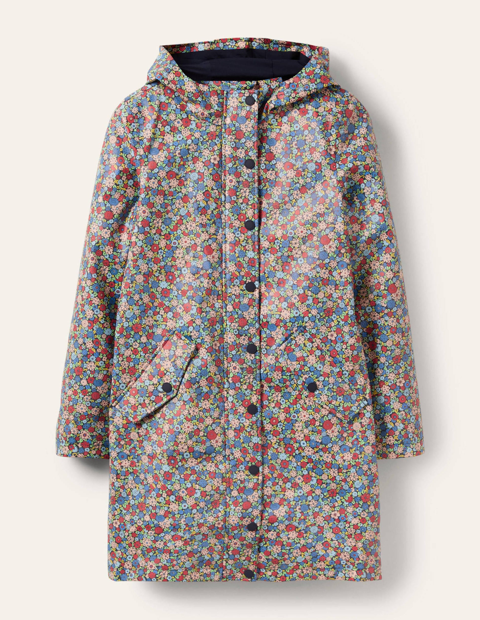 Morris Waterproof Mac-Navy, Floret Cluster-5