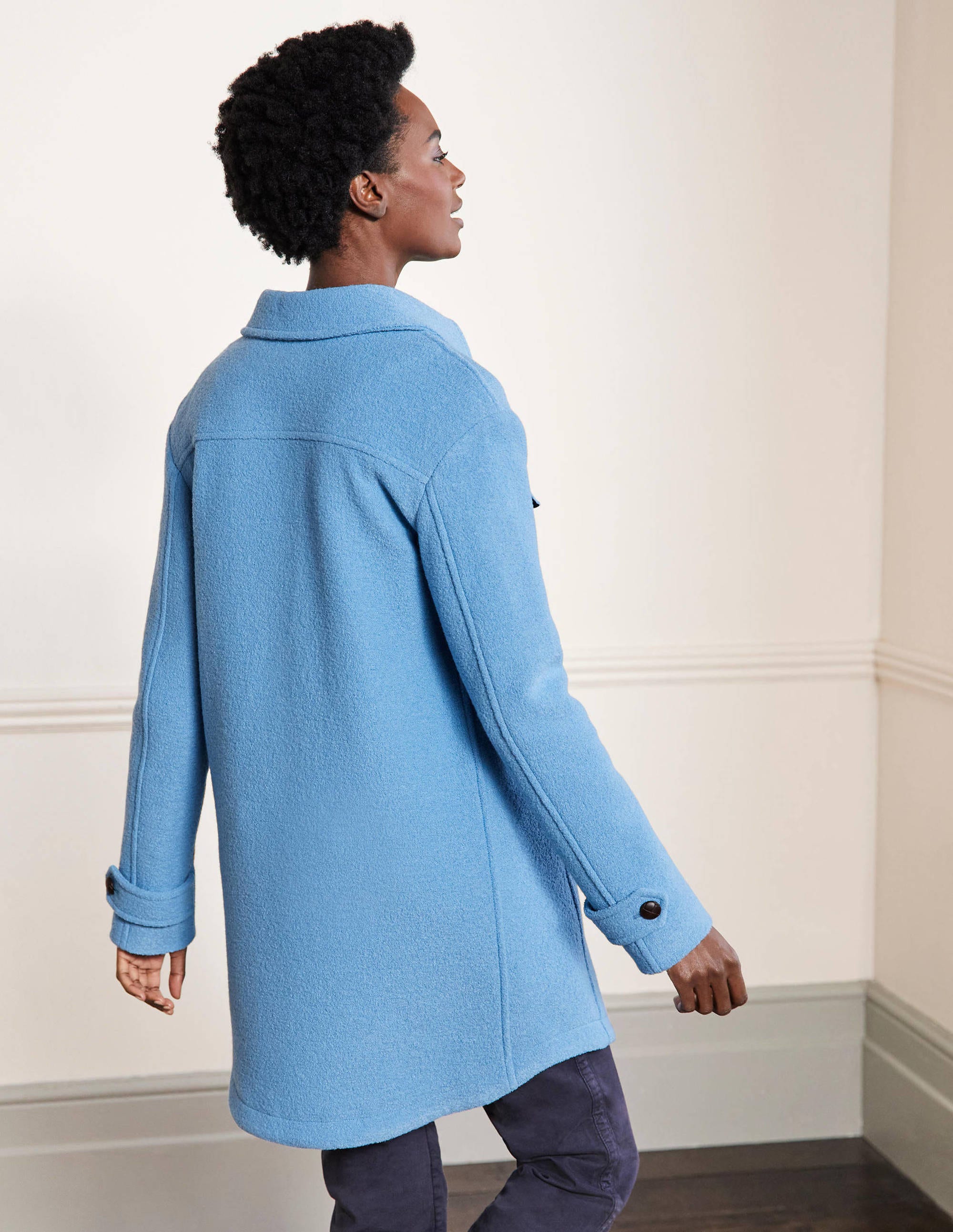 Textured Wool Shacket-Grape Hyacinth - Image 3