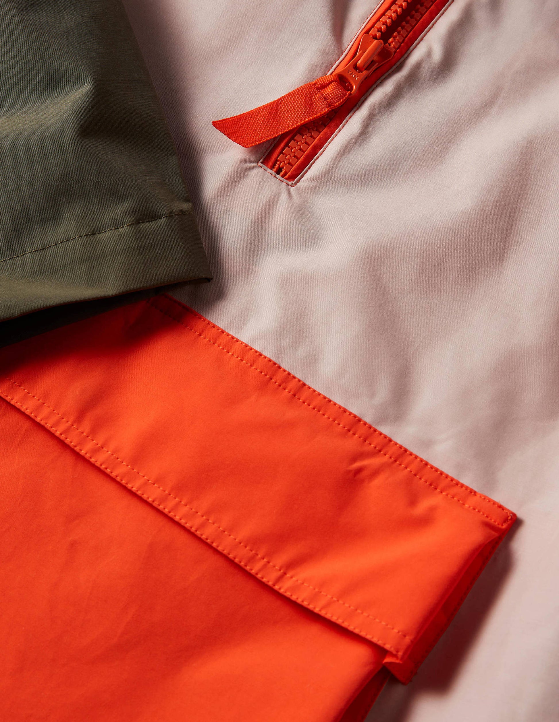 Belle Packaway Anorak-Milkshake/Khaki-6