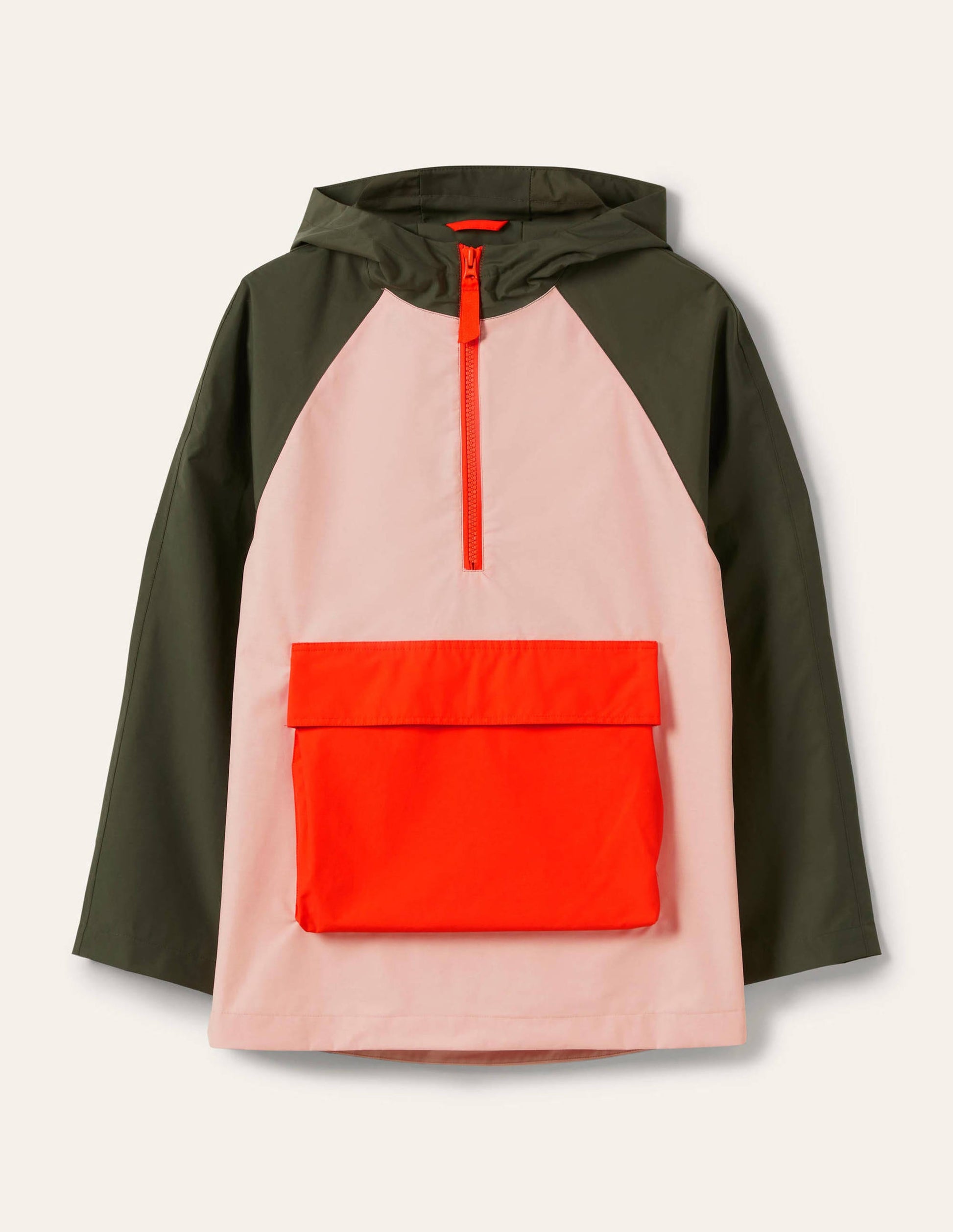 Belle Packaway Anorak-Milkshake/Khaki-7