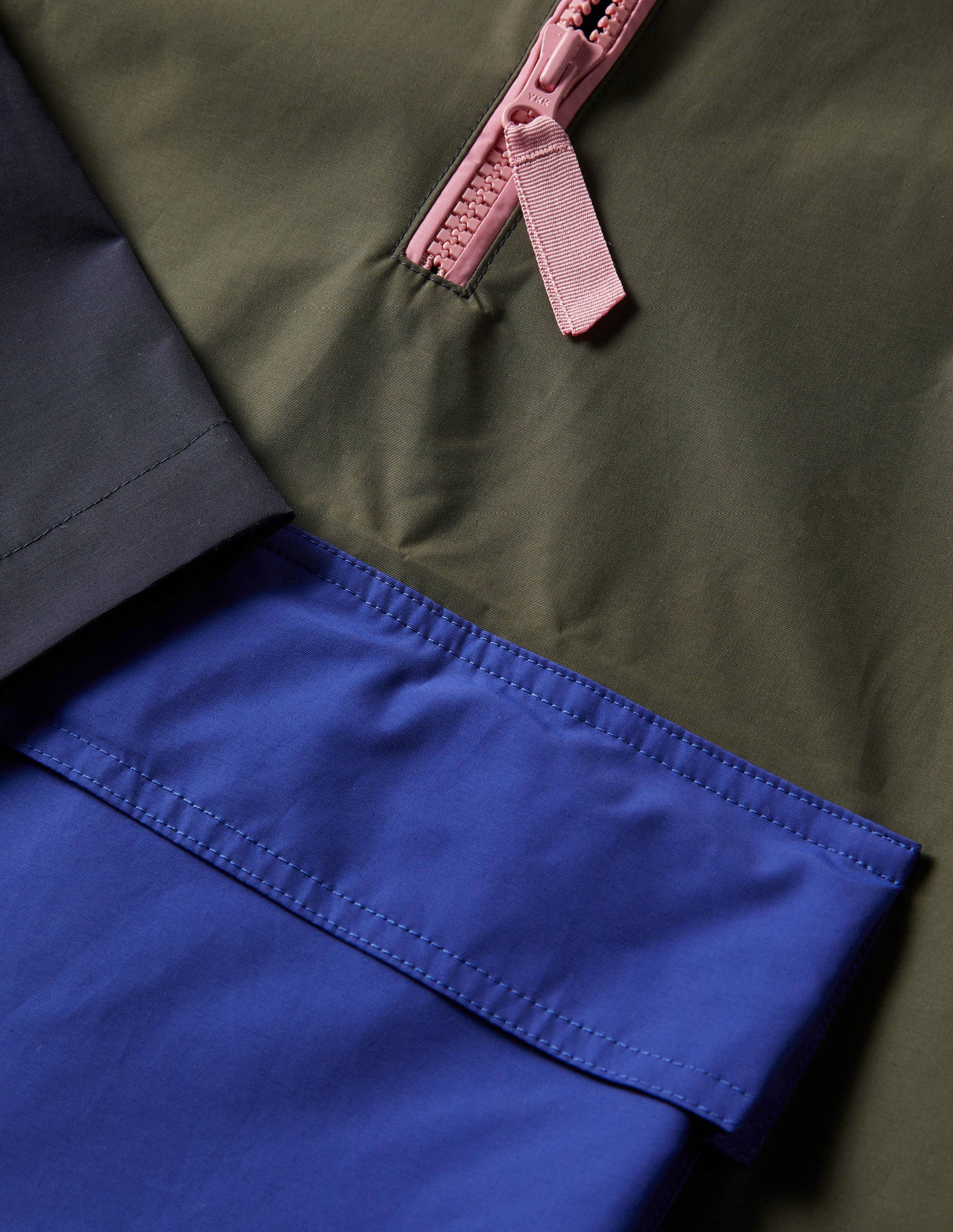 Belle Packaway Anorak-Navy/Khaki-5