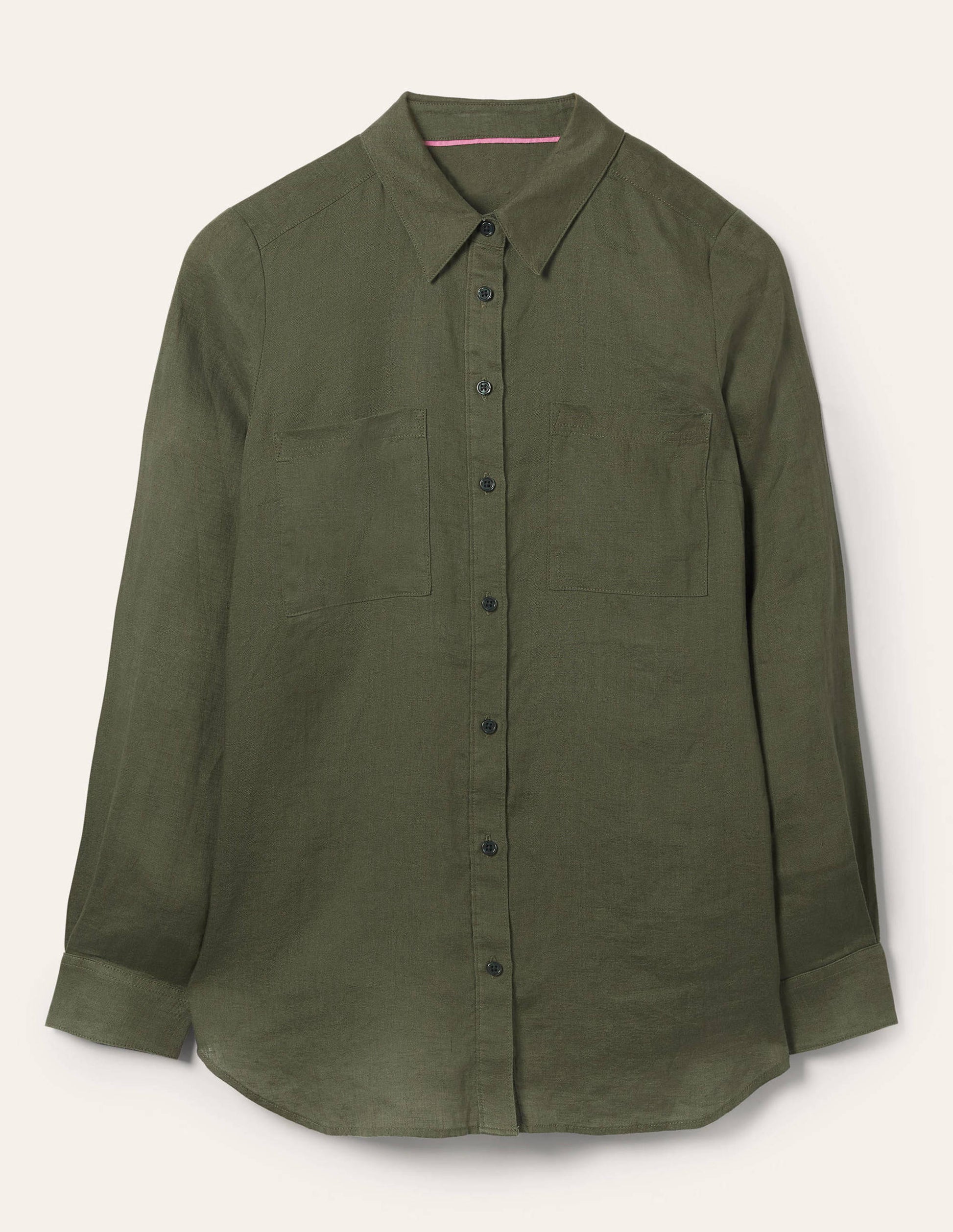 Linen Shirt-Marsh Green-6