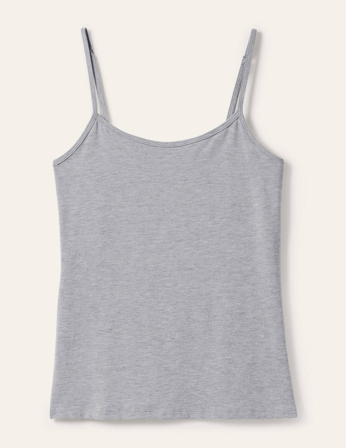 Plain Cami Top-Grey Marl - Image 7