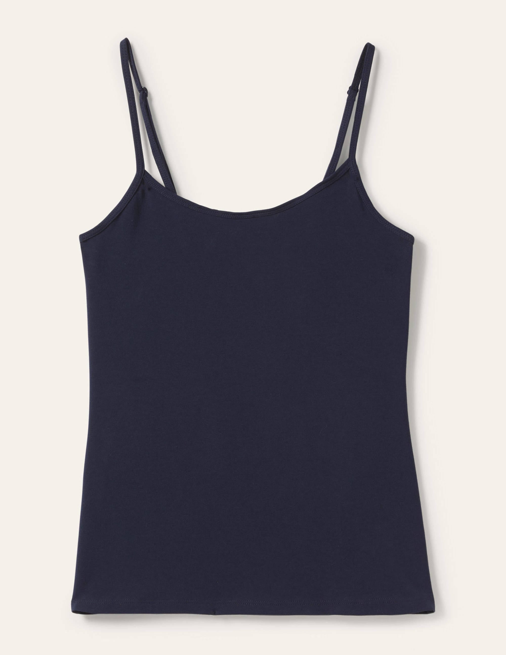 Plain Cami Top-Navy - Image 11