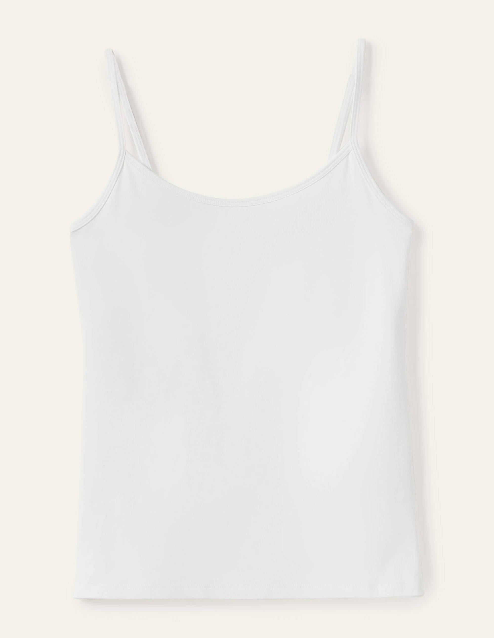Plain Cami Top-White - Image 9