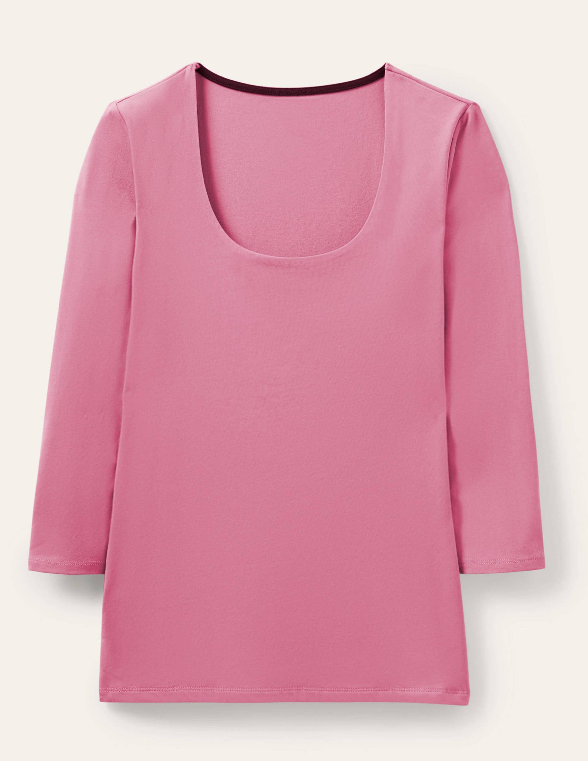 Double Layer Front Top-Posy Pink-5