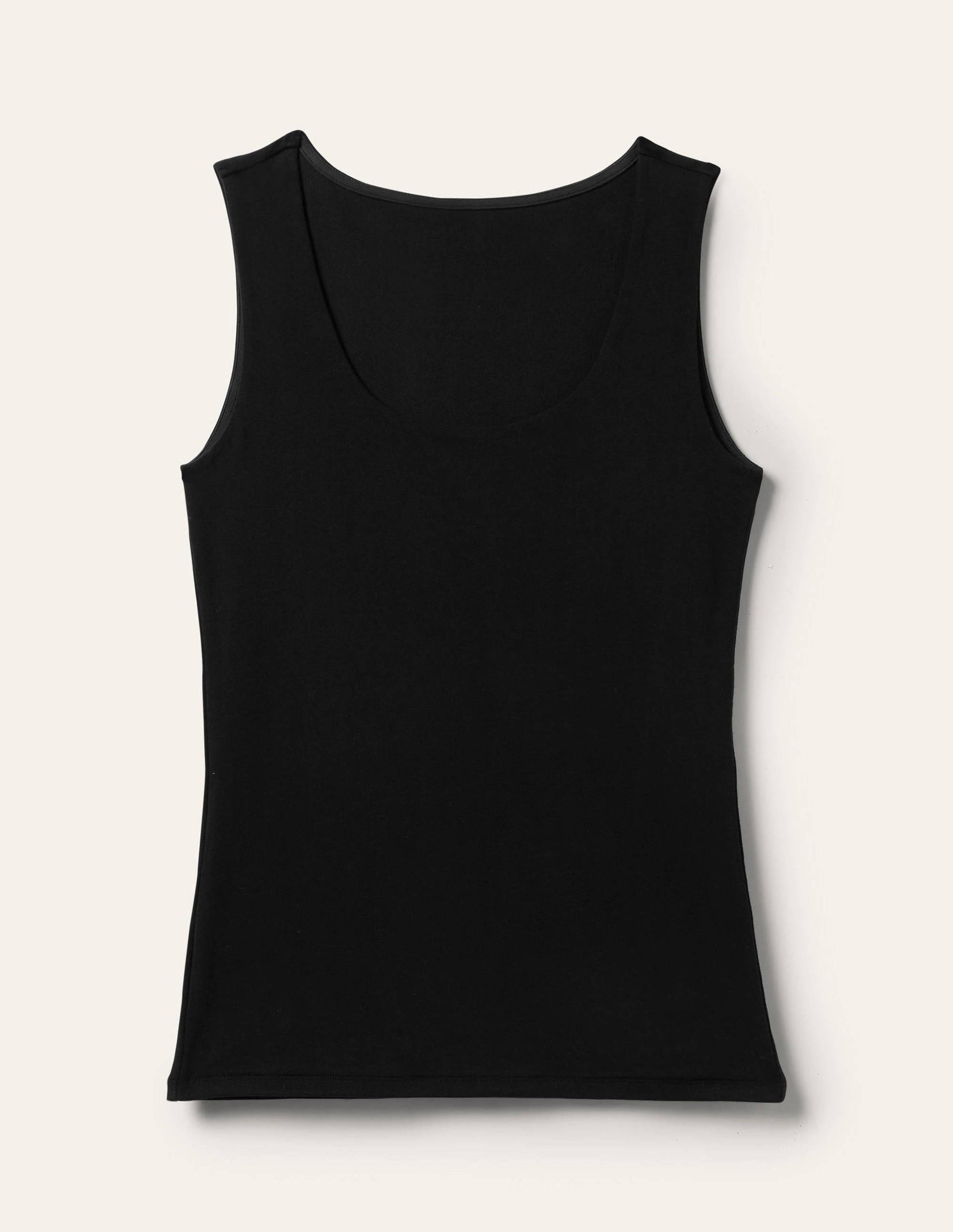 Double Layer Front Vest-Black-5