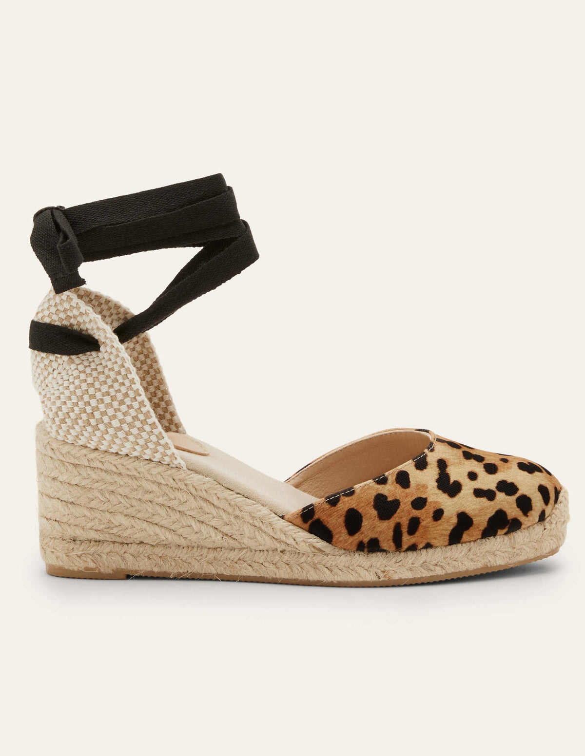 Cassie Espadrille Wedge-Neutral Leopard - Image 2