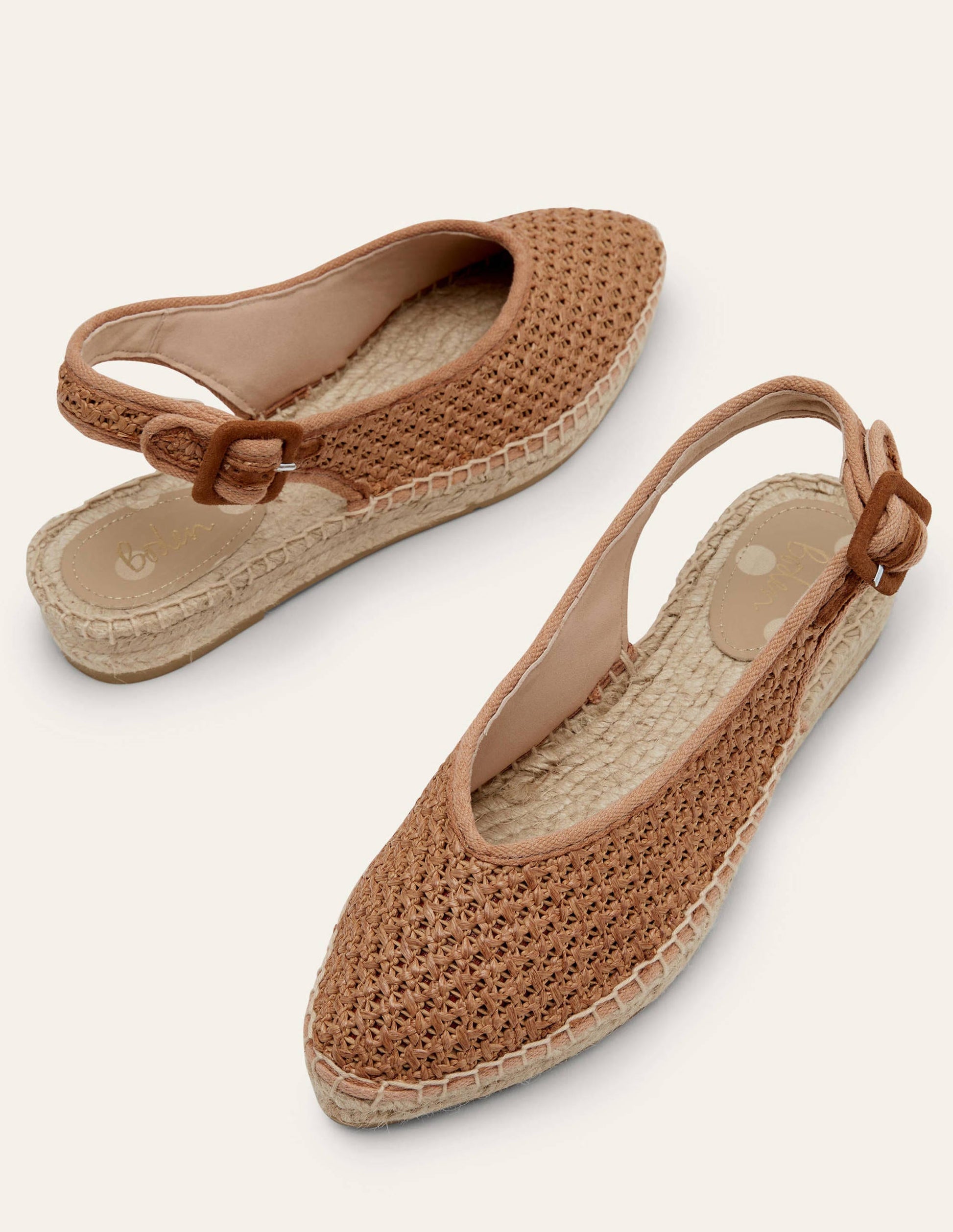 Slingback Espadrille Sandals-Woven Tan-1
