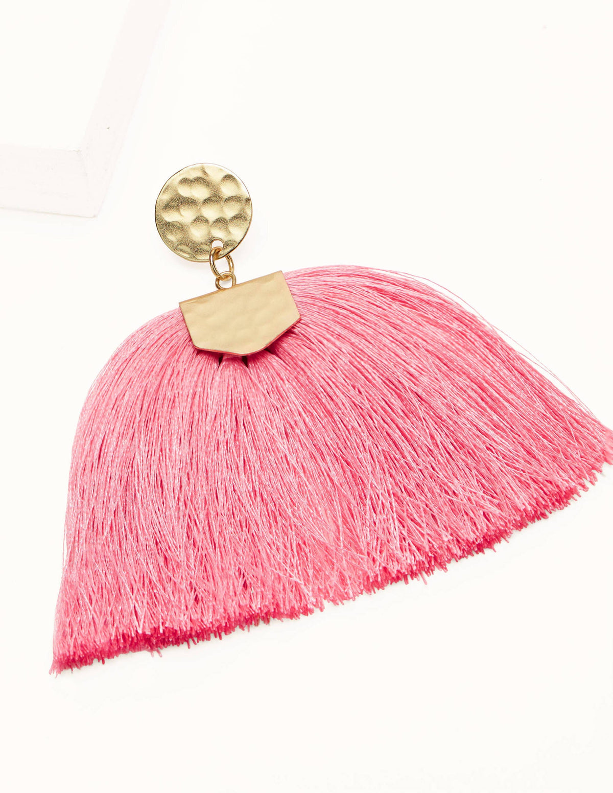 Tassel Earrings-Sachet Pink - Image 2