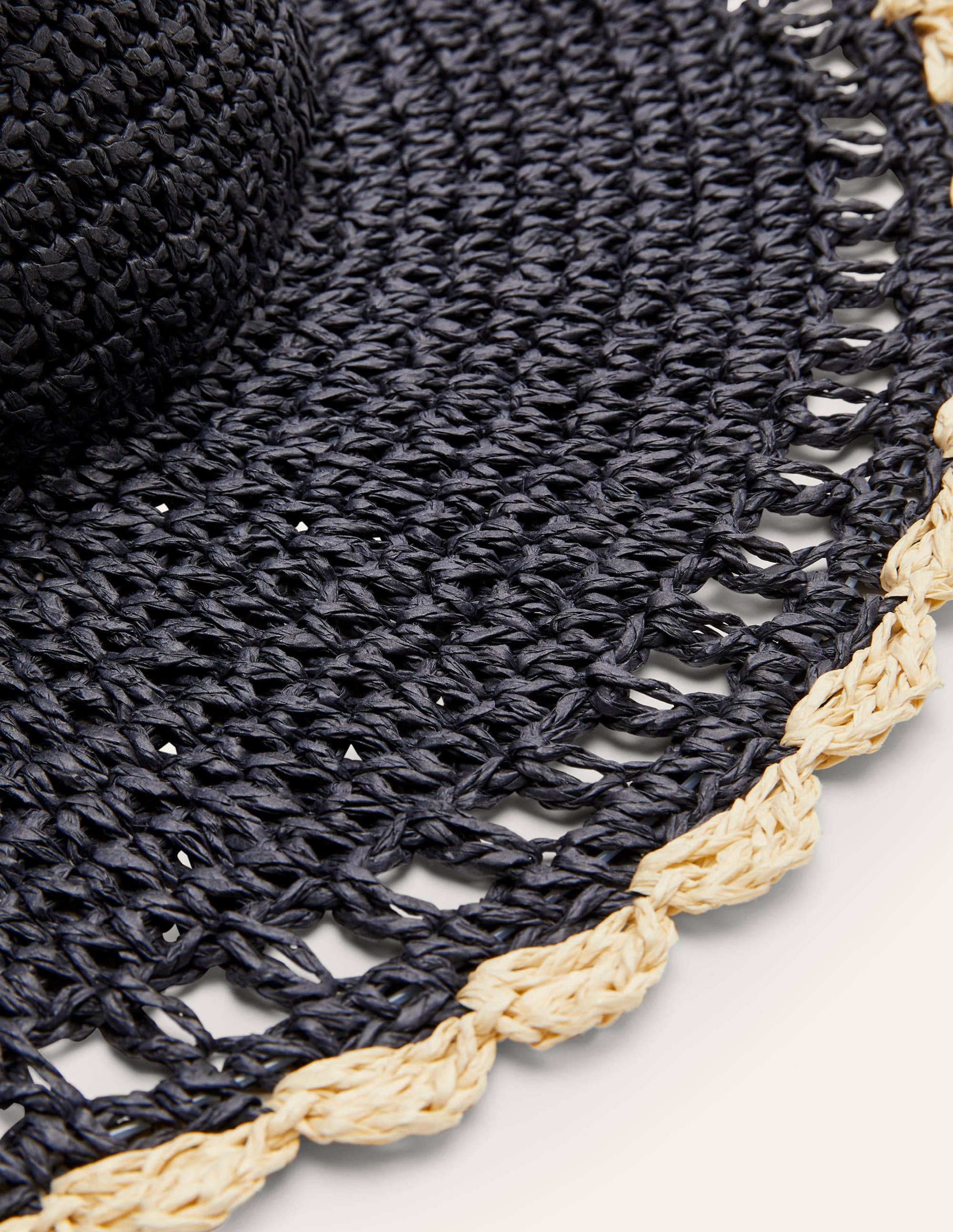 Sun Hat-Navy/Natural - Image 2