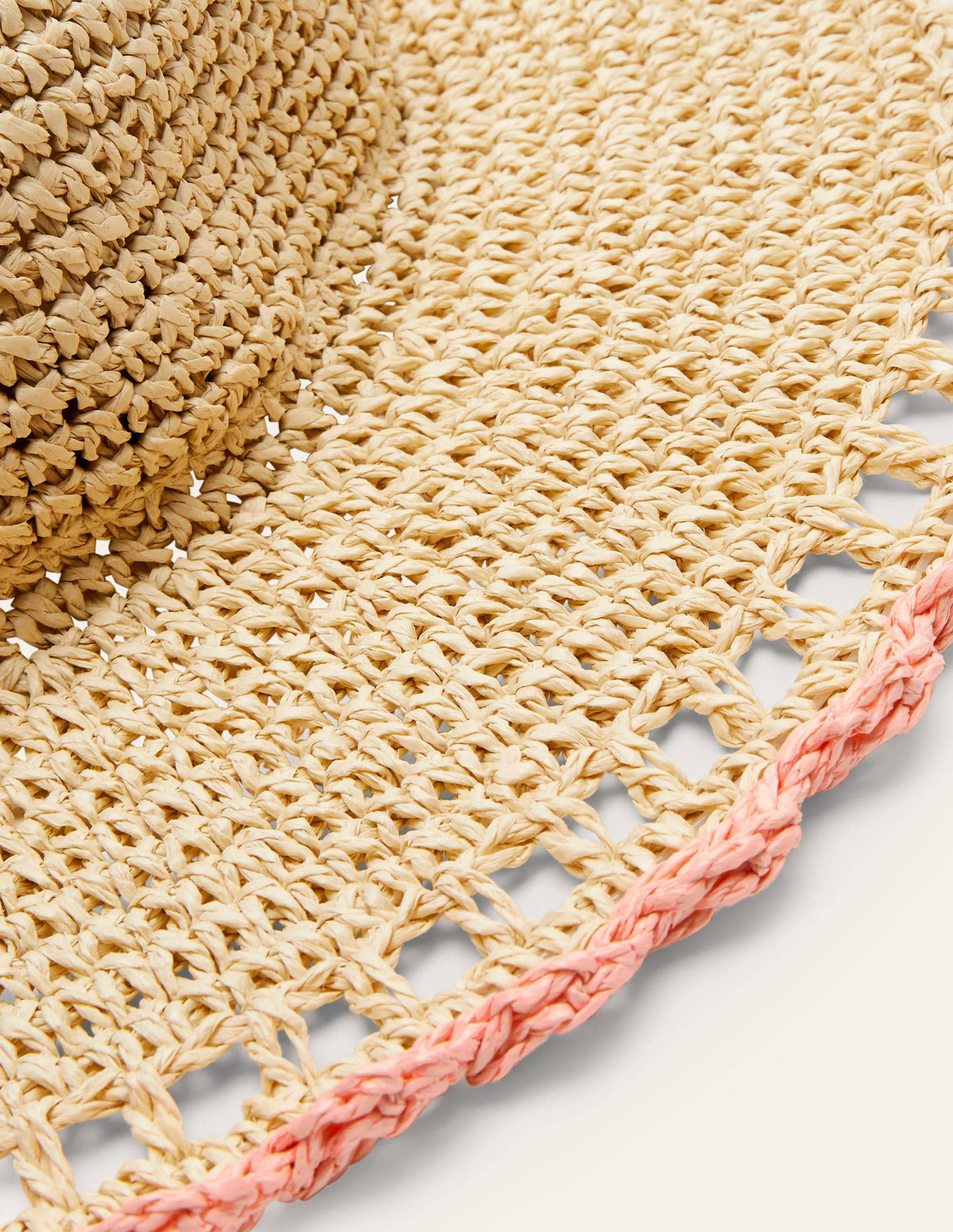 Sun Hat-Natural/Azalea - Image 2