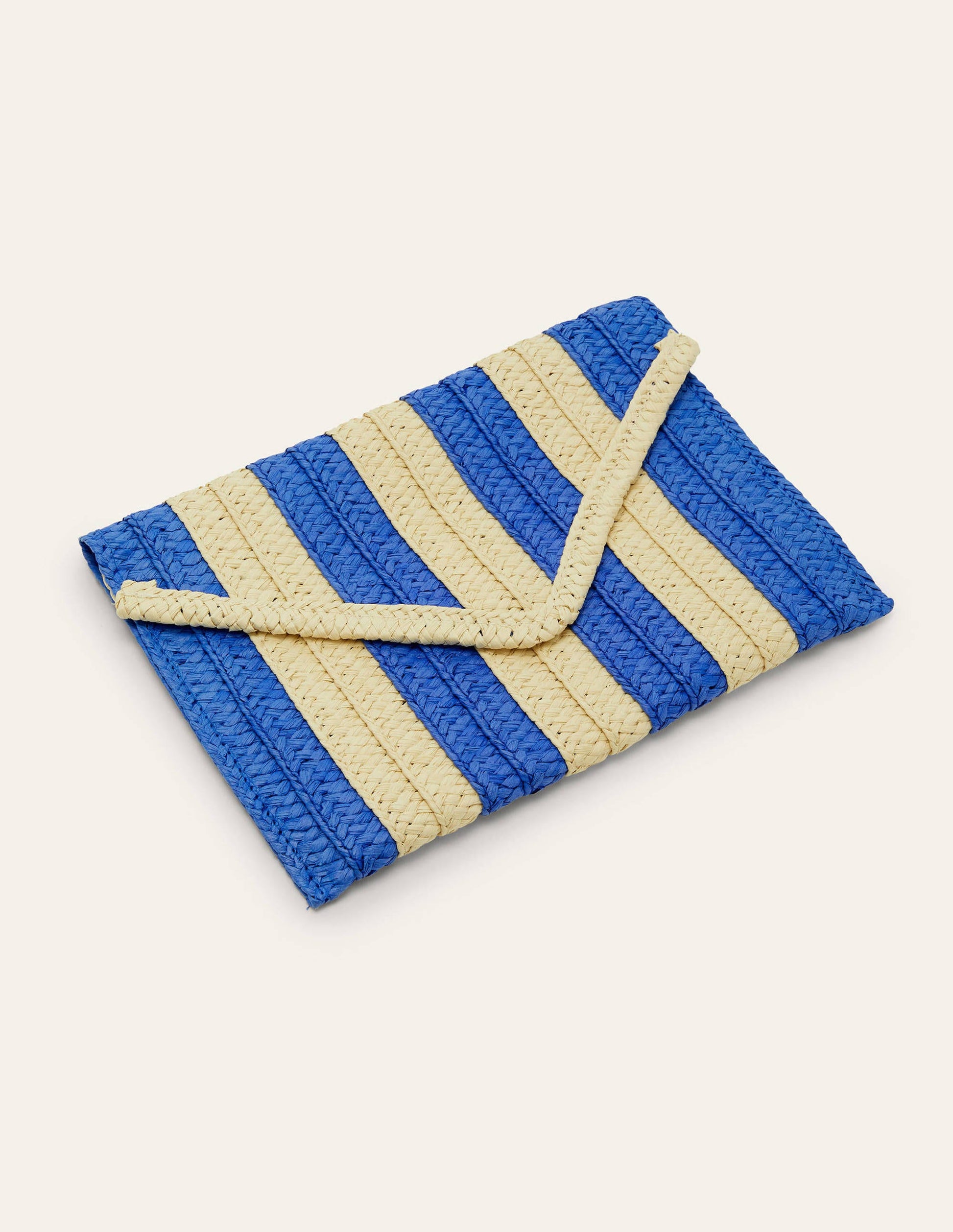 Striped Envelope Clutch-Bluebell Stripe-2