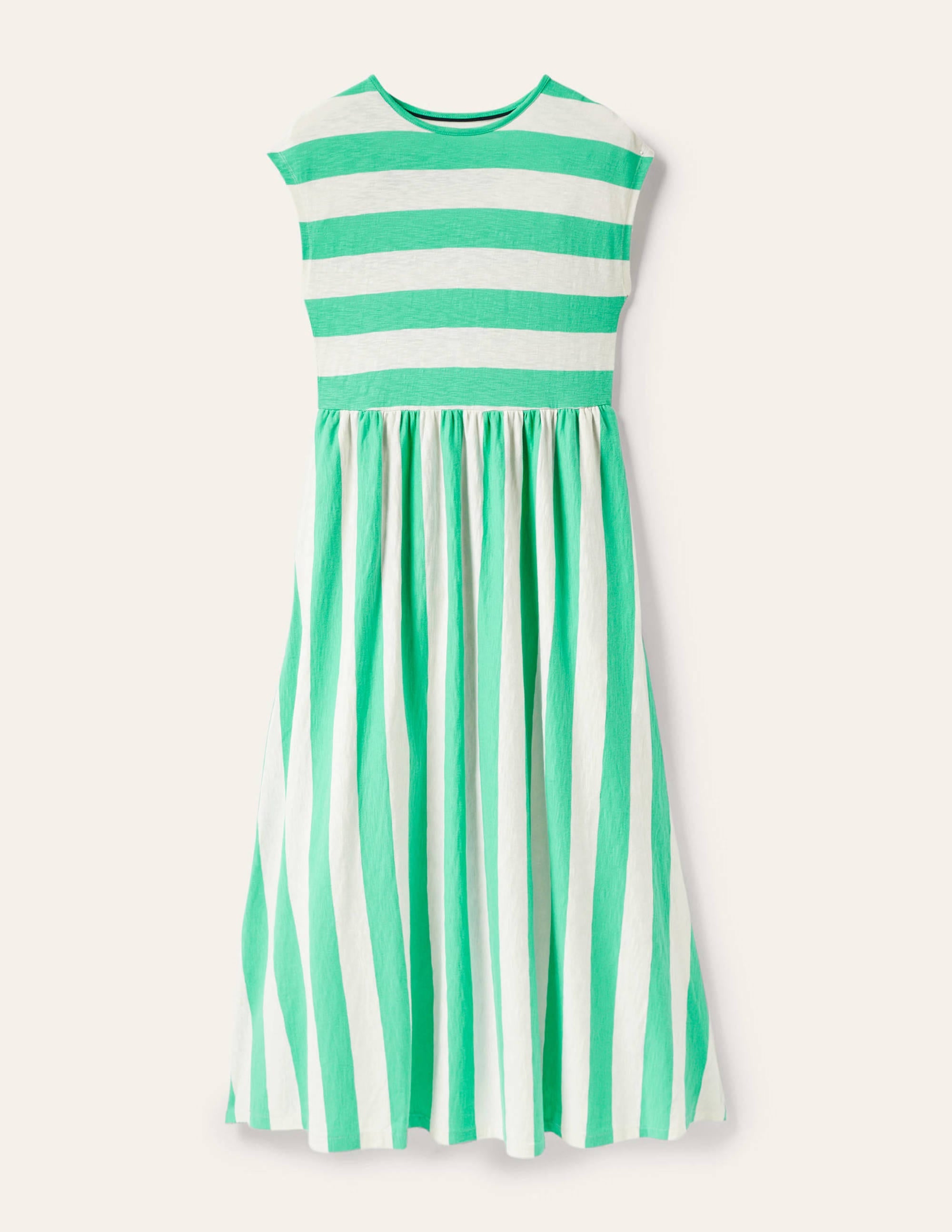 Easy T-Shirt Midi Dress-Gumdrop Stripe - Image 5