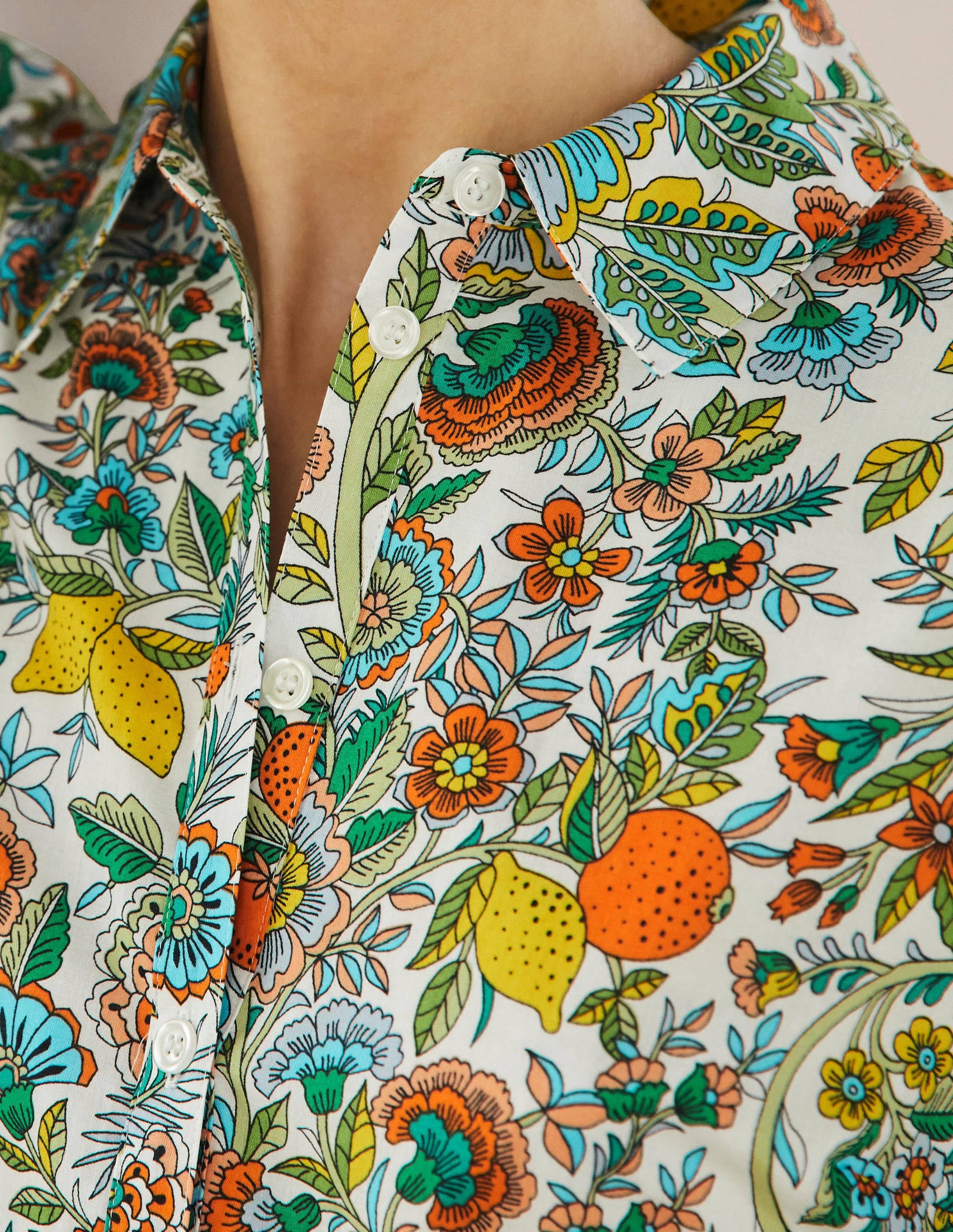 Kitty Shirt Dress-Ivory, Lemon Fizz-2