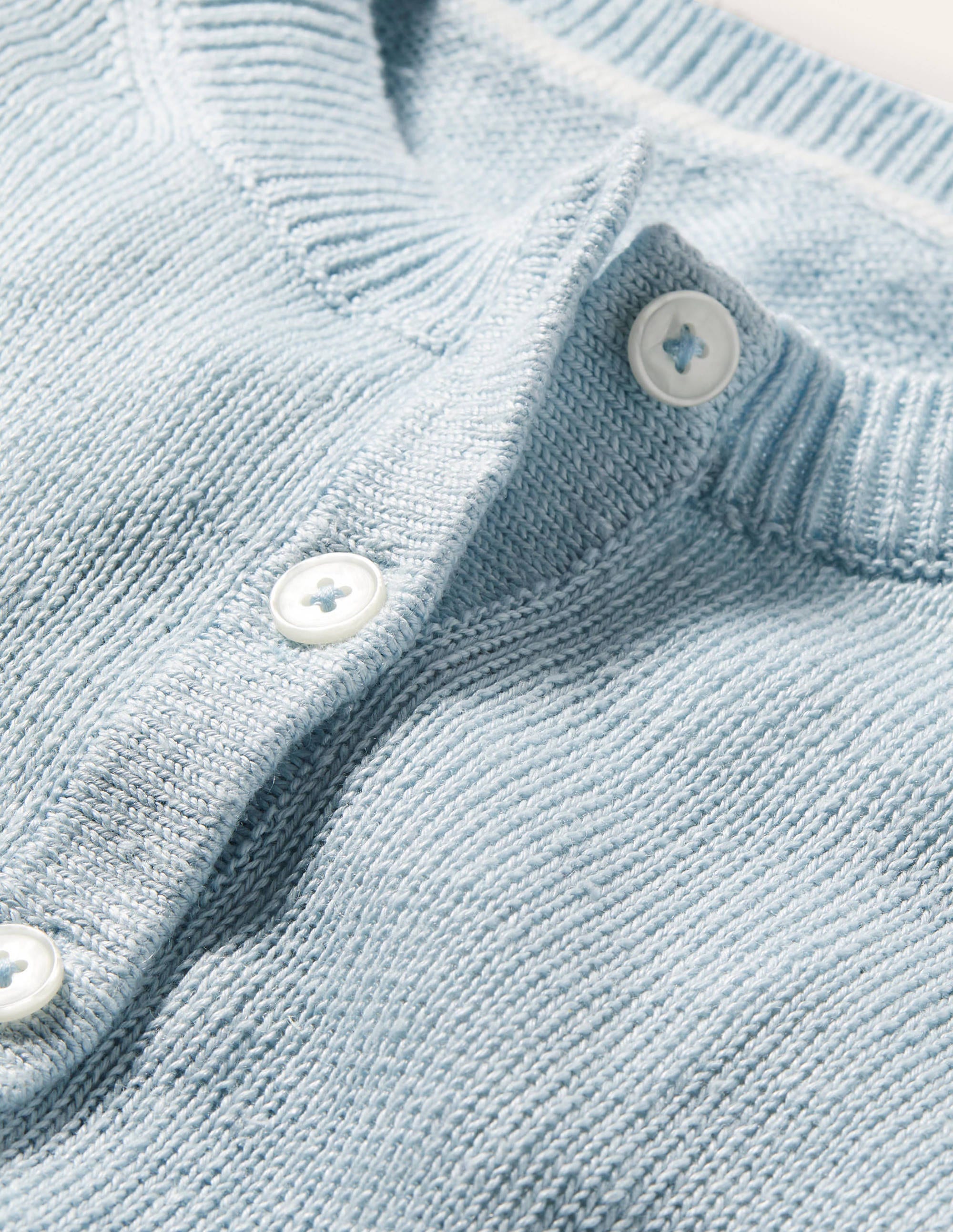 Leandra Linen Henley Jumper-Dawn Sky - Image 5