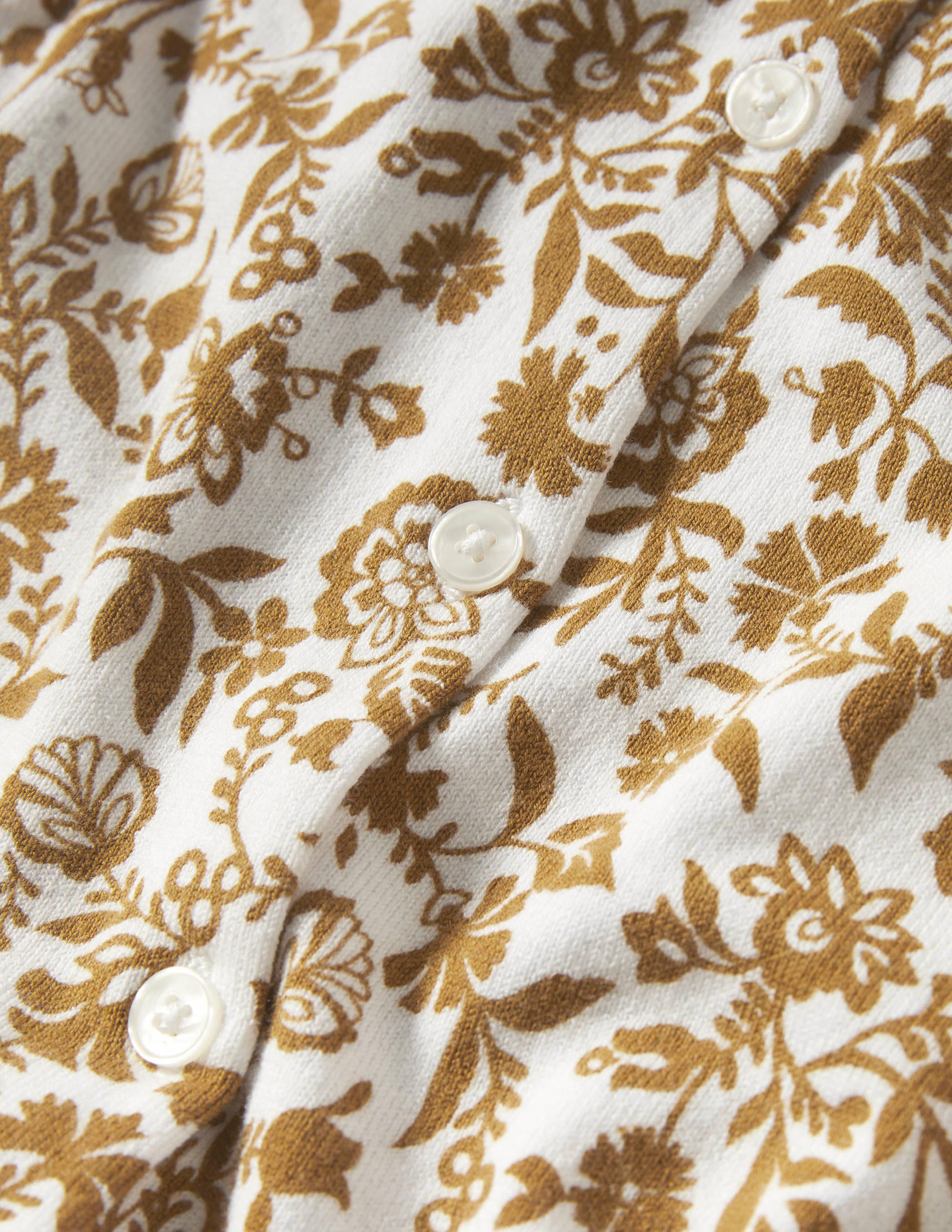 Printed Knitted Cardigan-Frankincense, Flora Charm - Image 6