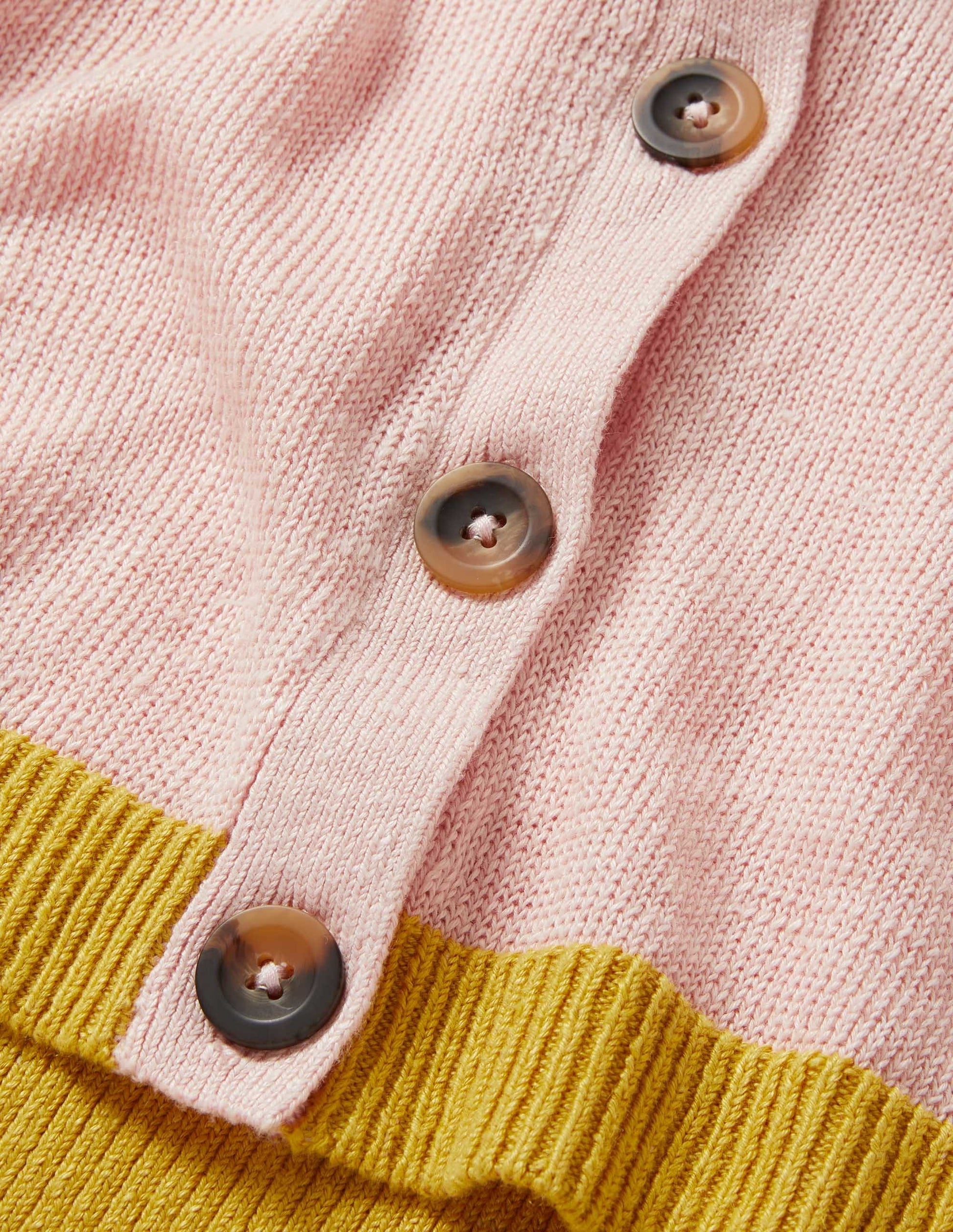 Colourblock Linen Cardigan-Milkshake Colourblock-5