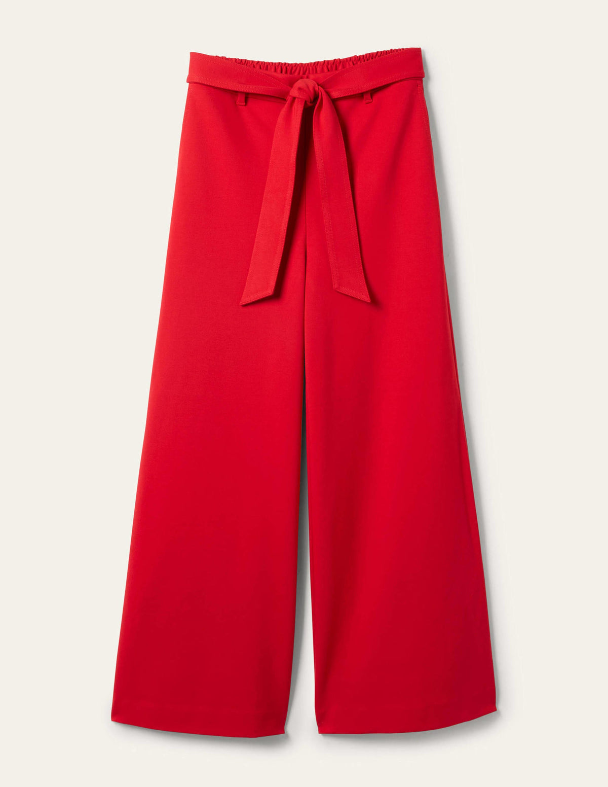 Jersey Pull-On Culottes-Red-5