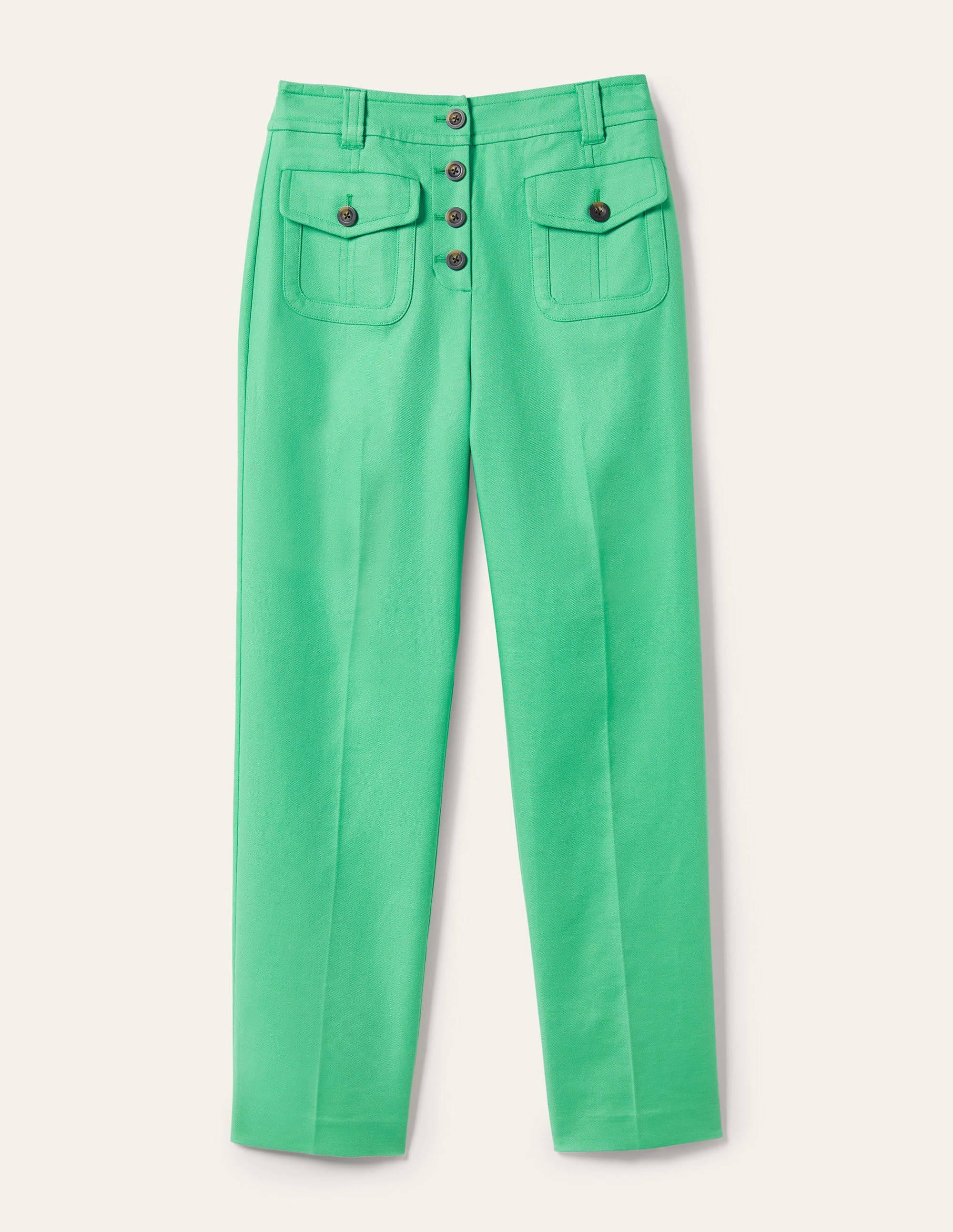 Carrie High Waisted Trousers-Green Lagoon - Image 6