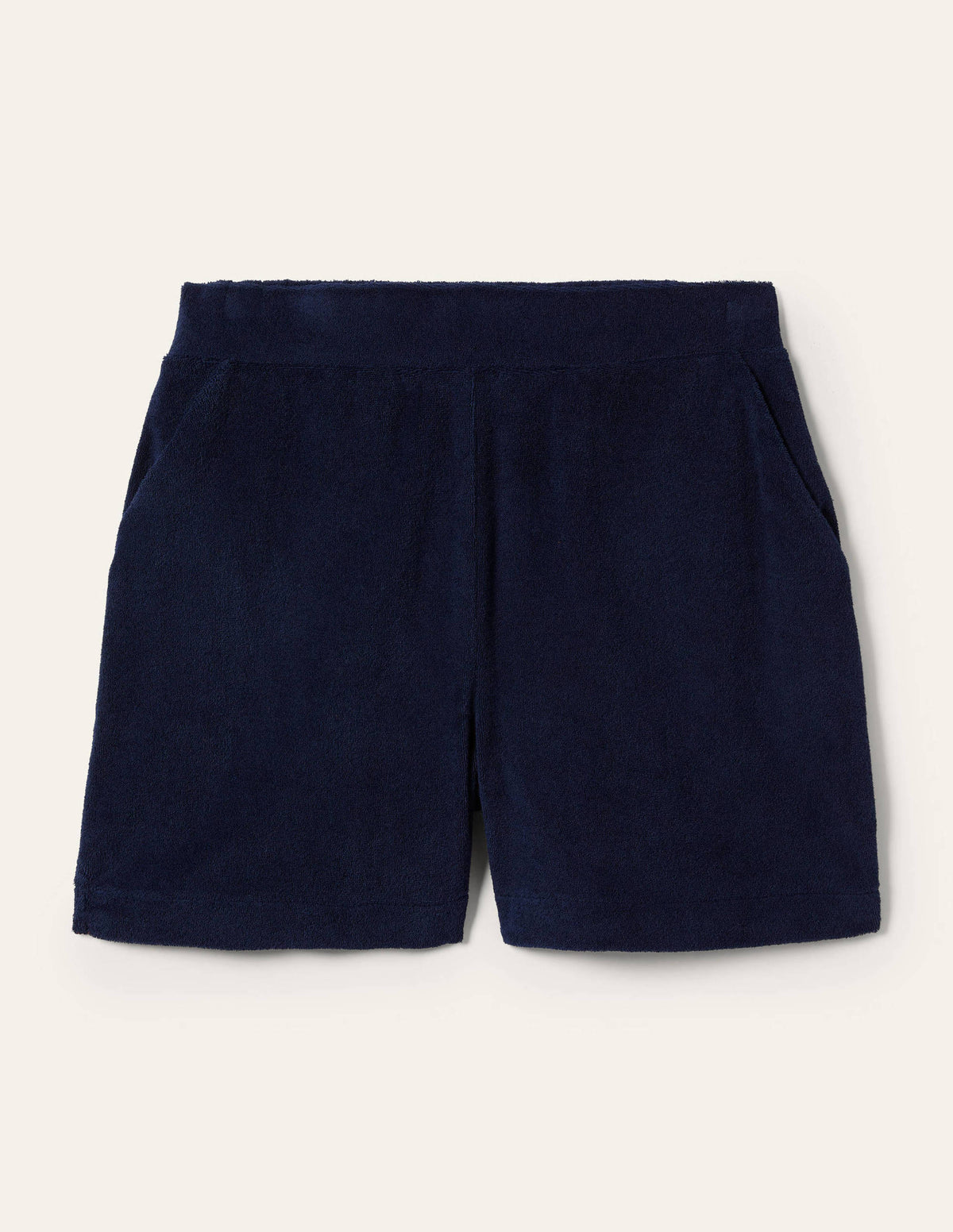 Erica Towelling Shorts-Navy-5