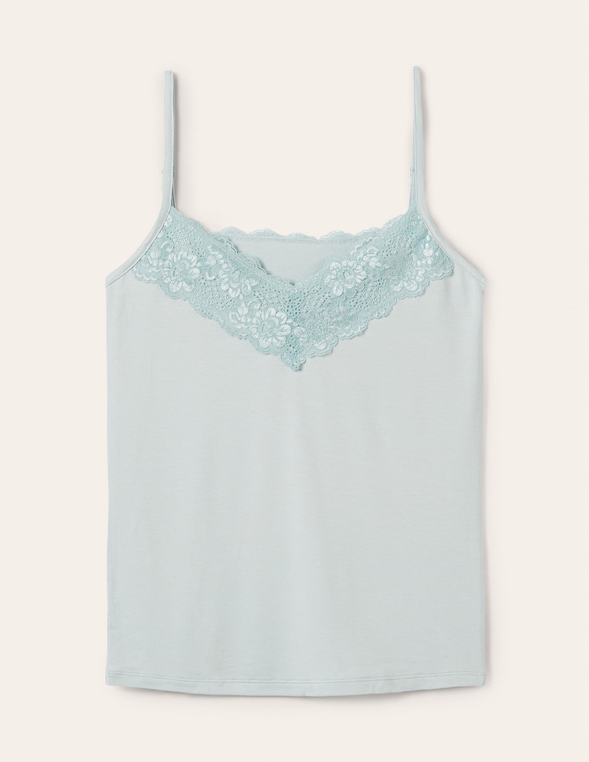 Lace Cami Top-Dawn Sky-5