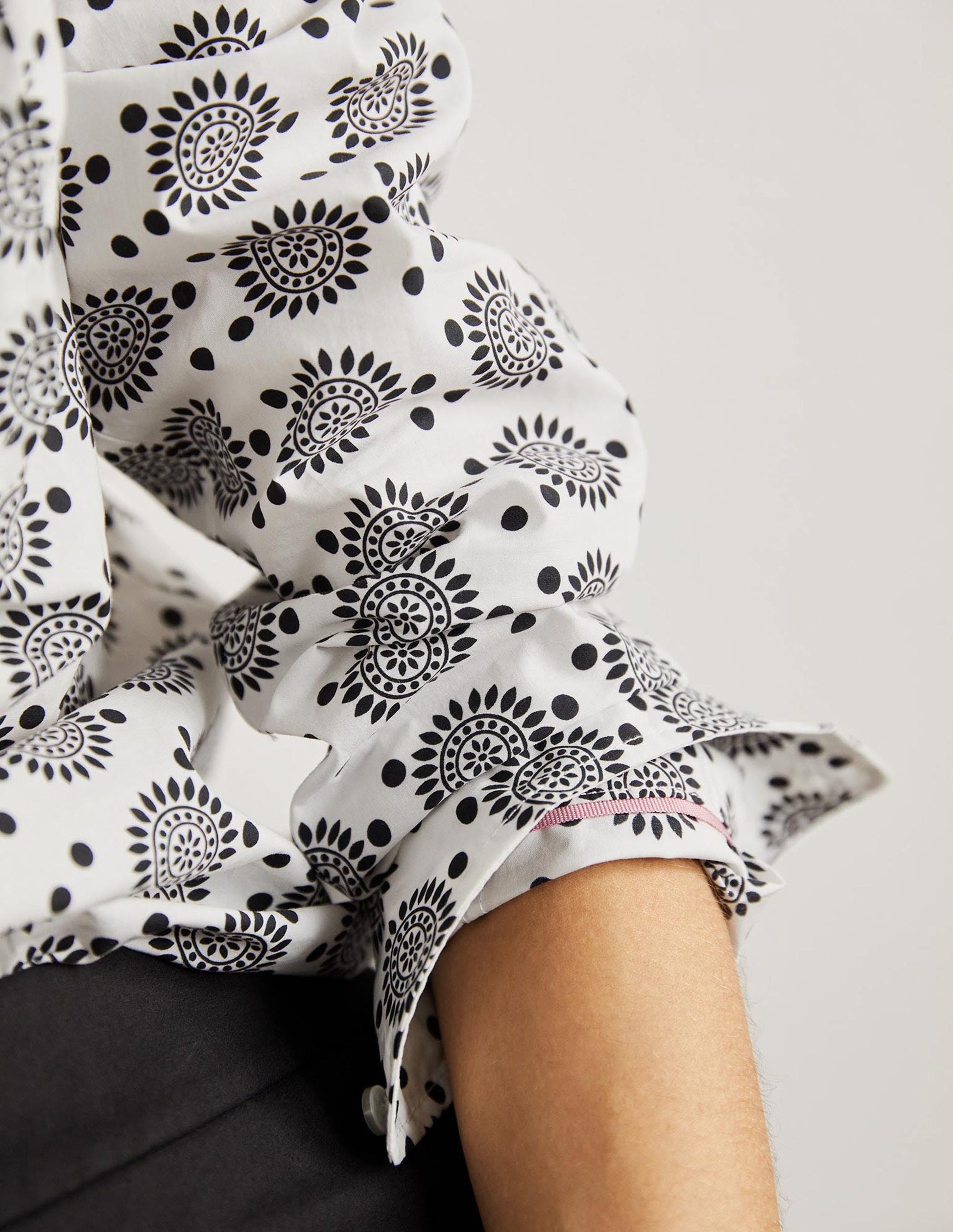 Classic Cotton Shirt-Ivory, Sun Geo-6