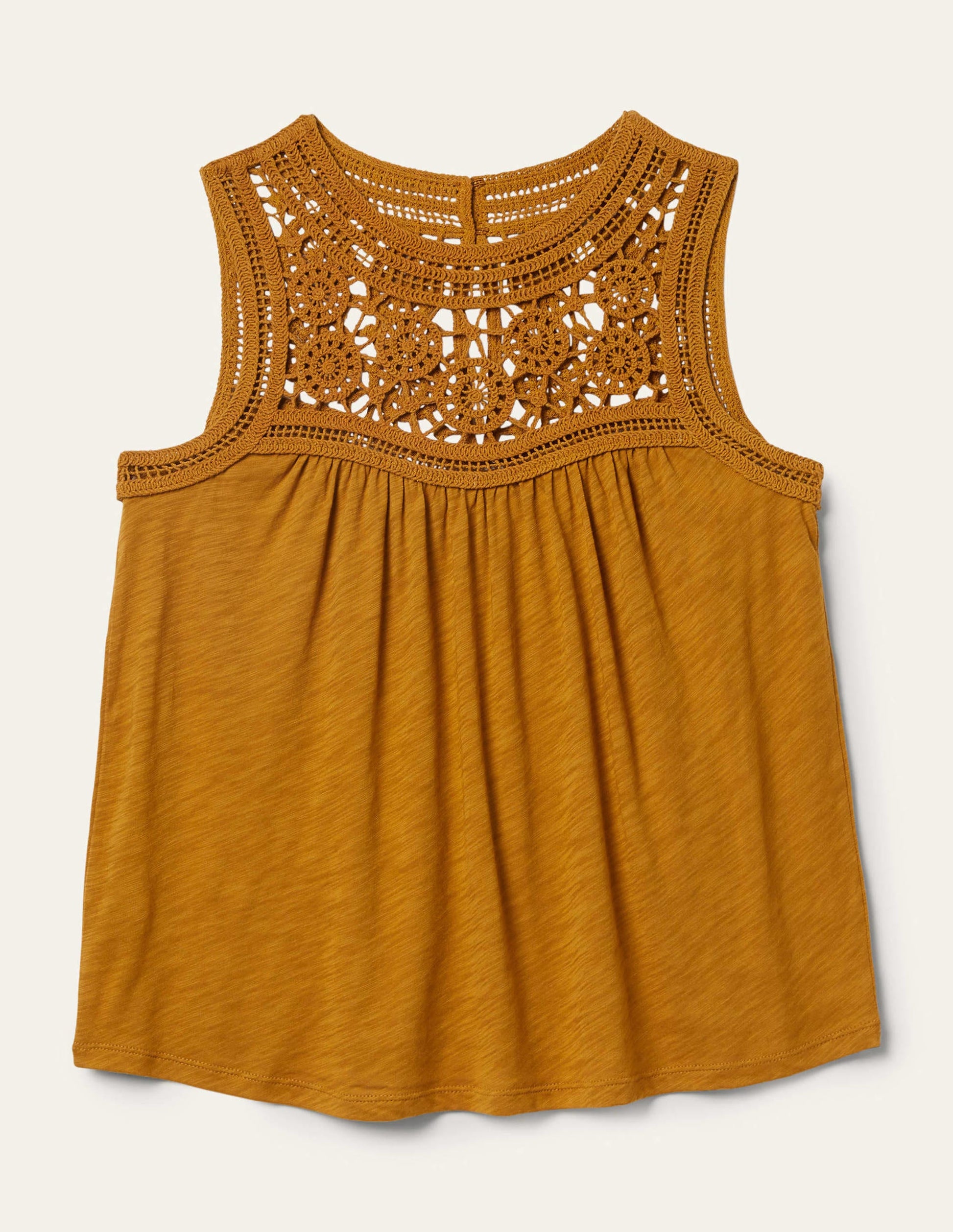 Anais Crochet Jersey Top-Frankincense-5