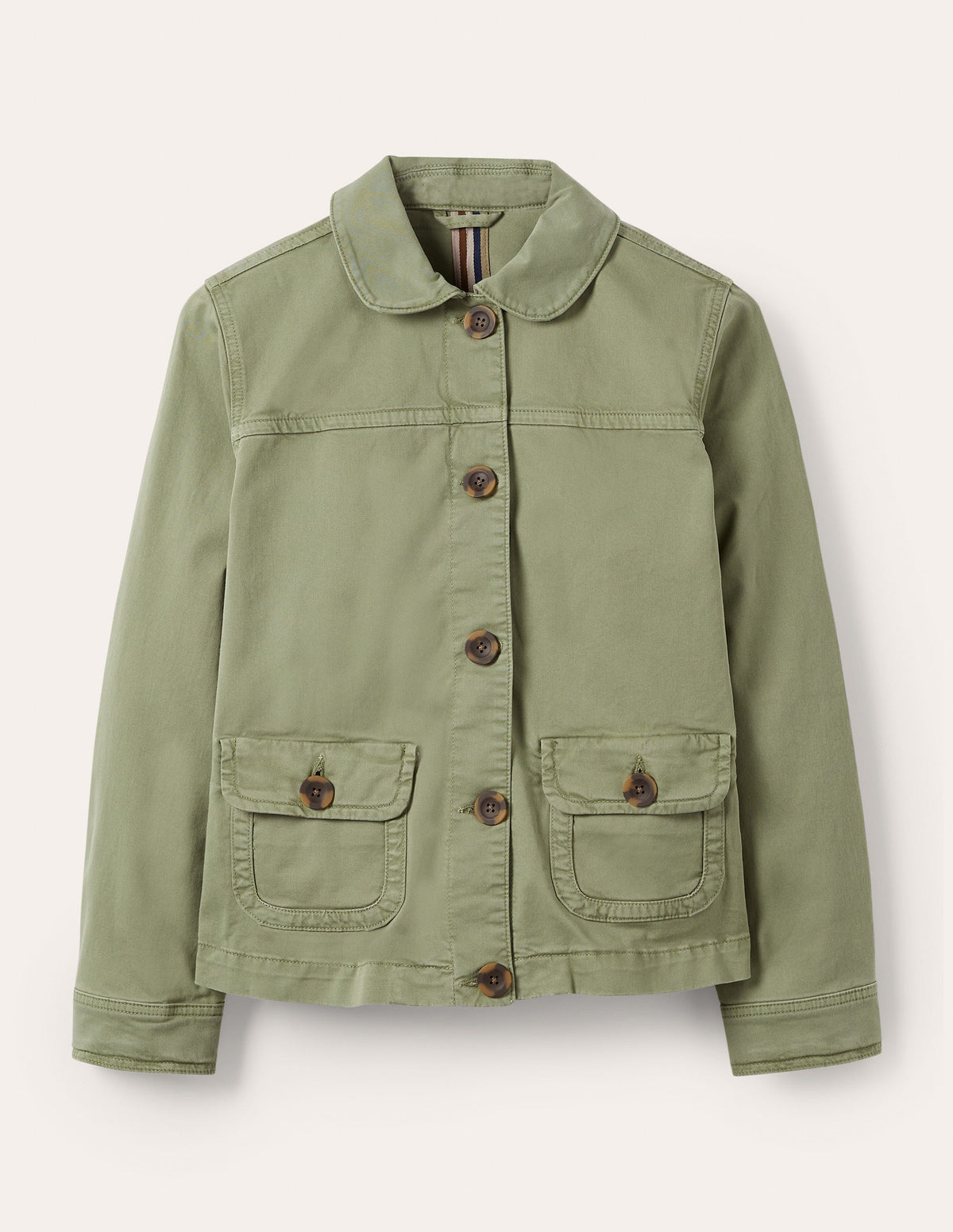 Patch Pocket Chore Jacket-Rainforest Green - Image 5