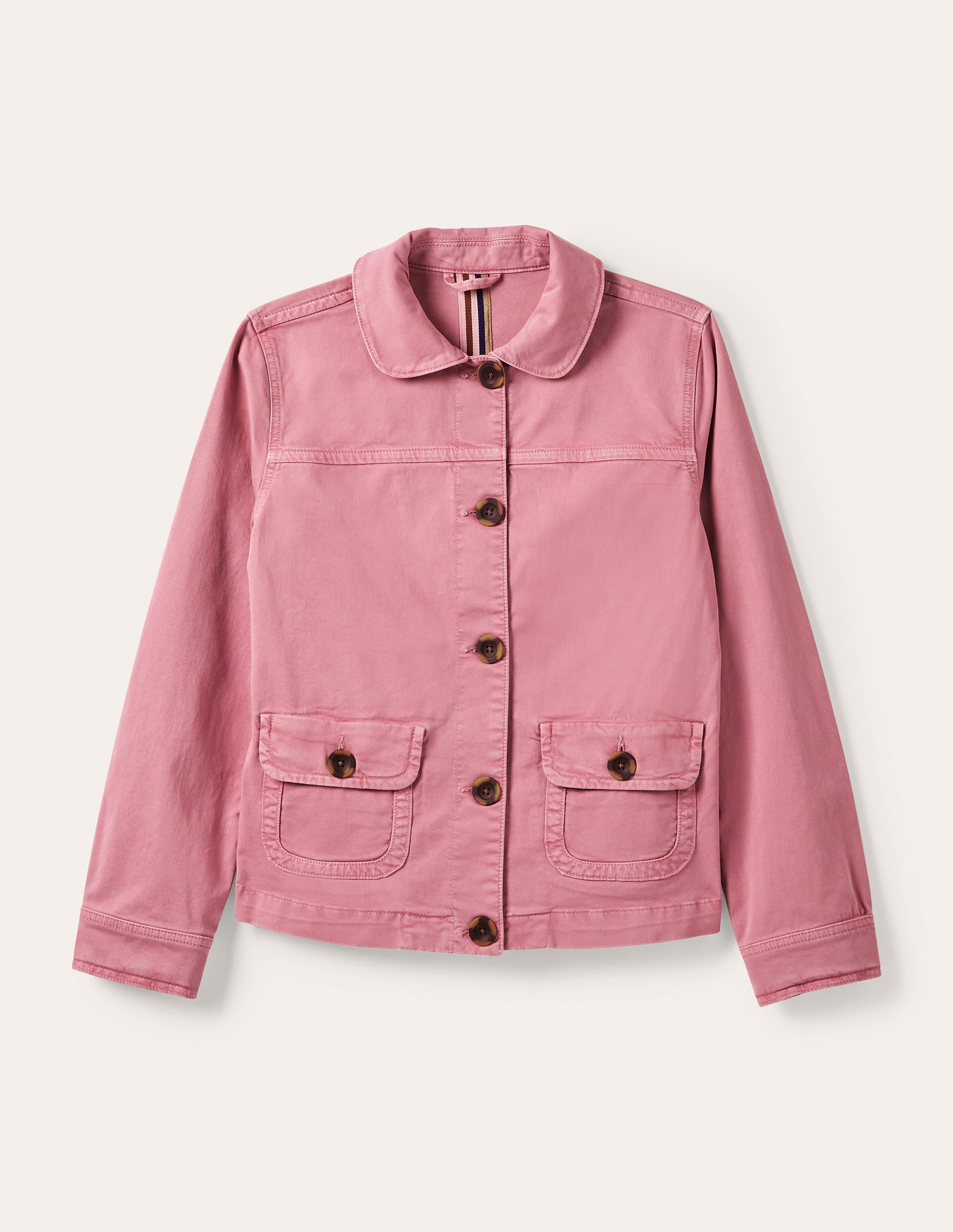 Patch Pocket Chore Jacket-Cherry Smoothie - Image 5