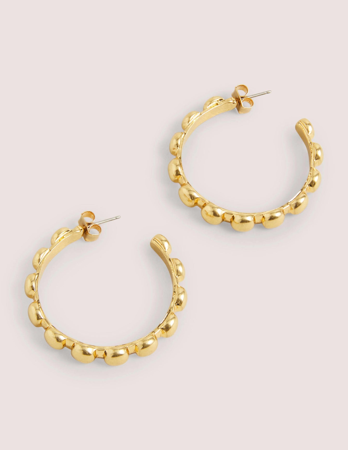 Dome Disk Hoops-Gold