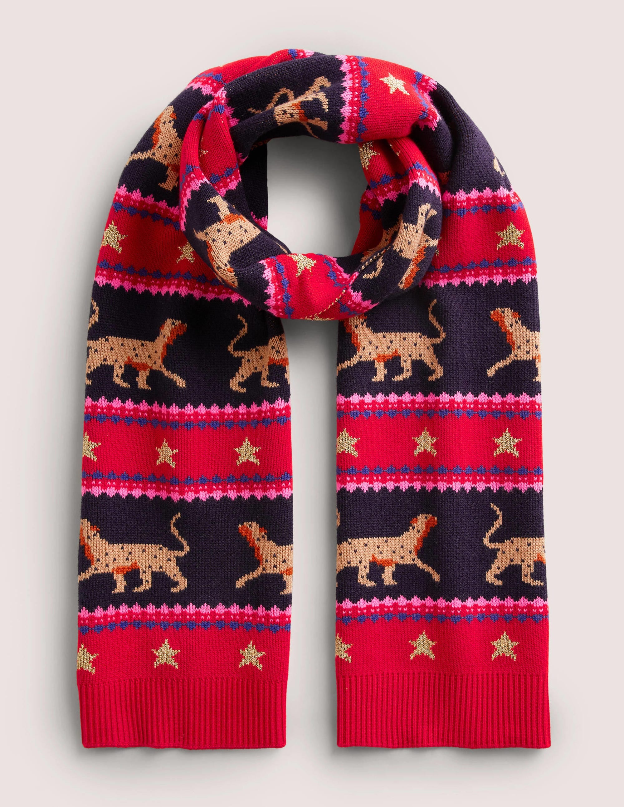 Fair Isle Scarf-Fair isle - Image 1