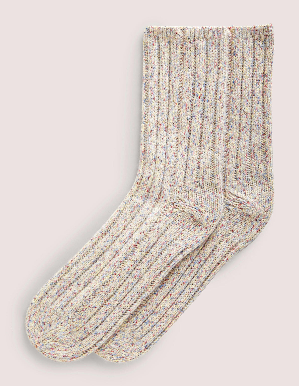Sparkle Knitted Bed Socks-Multi - Image 1