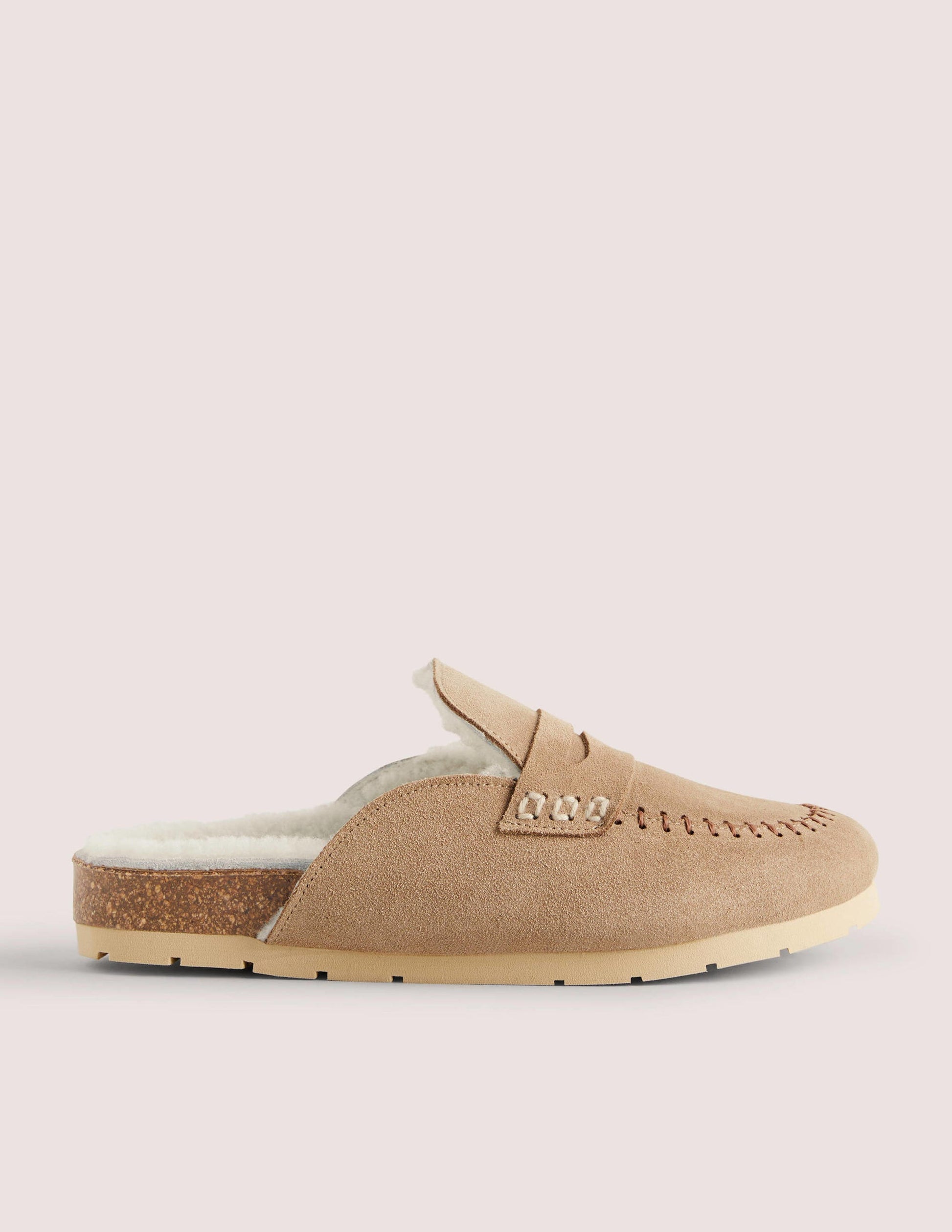 Shearling Loafer Slippers-Acorn-1