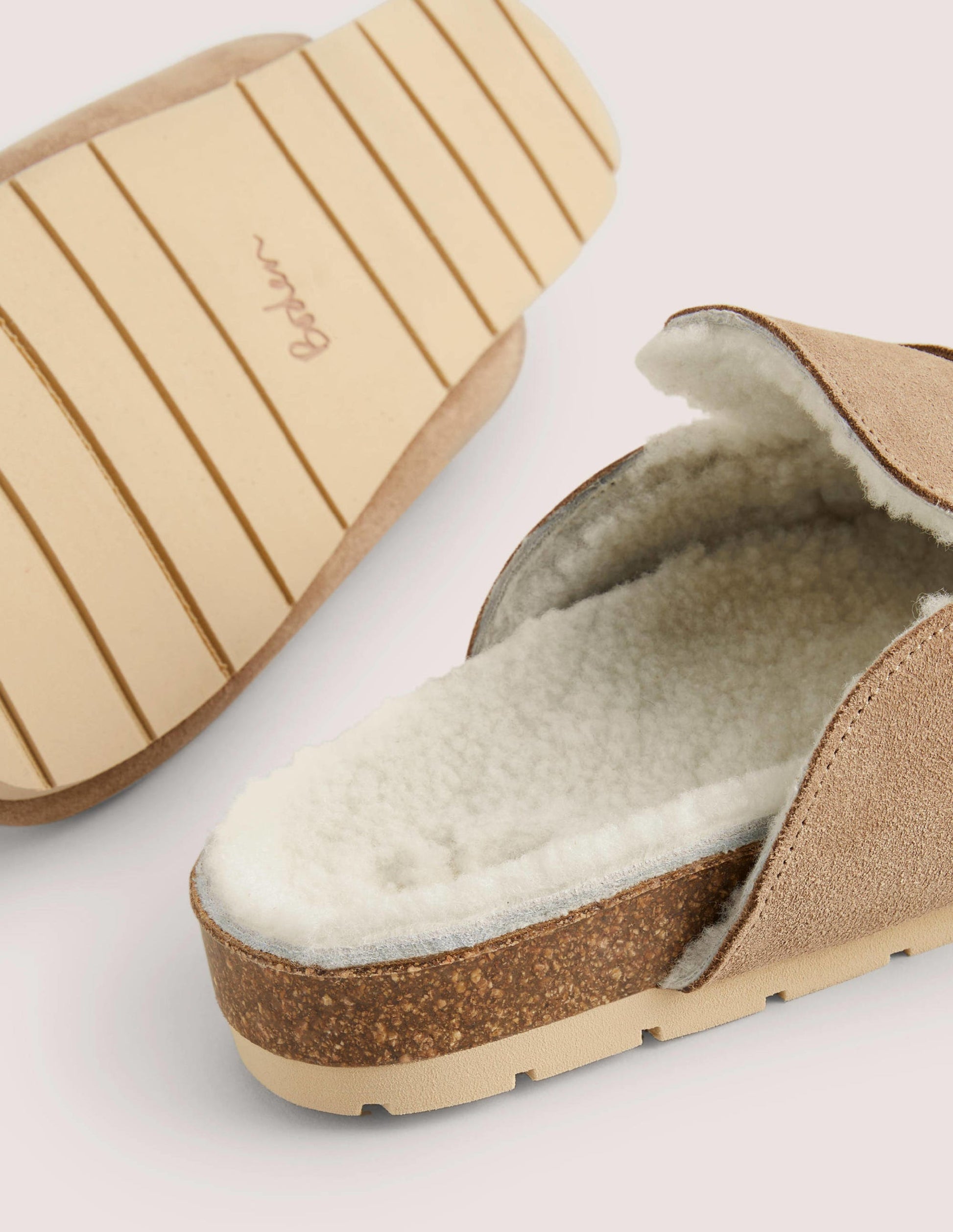 Shearling Loafer Slippers-Acorn-3