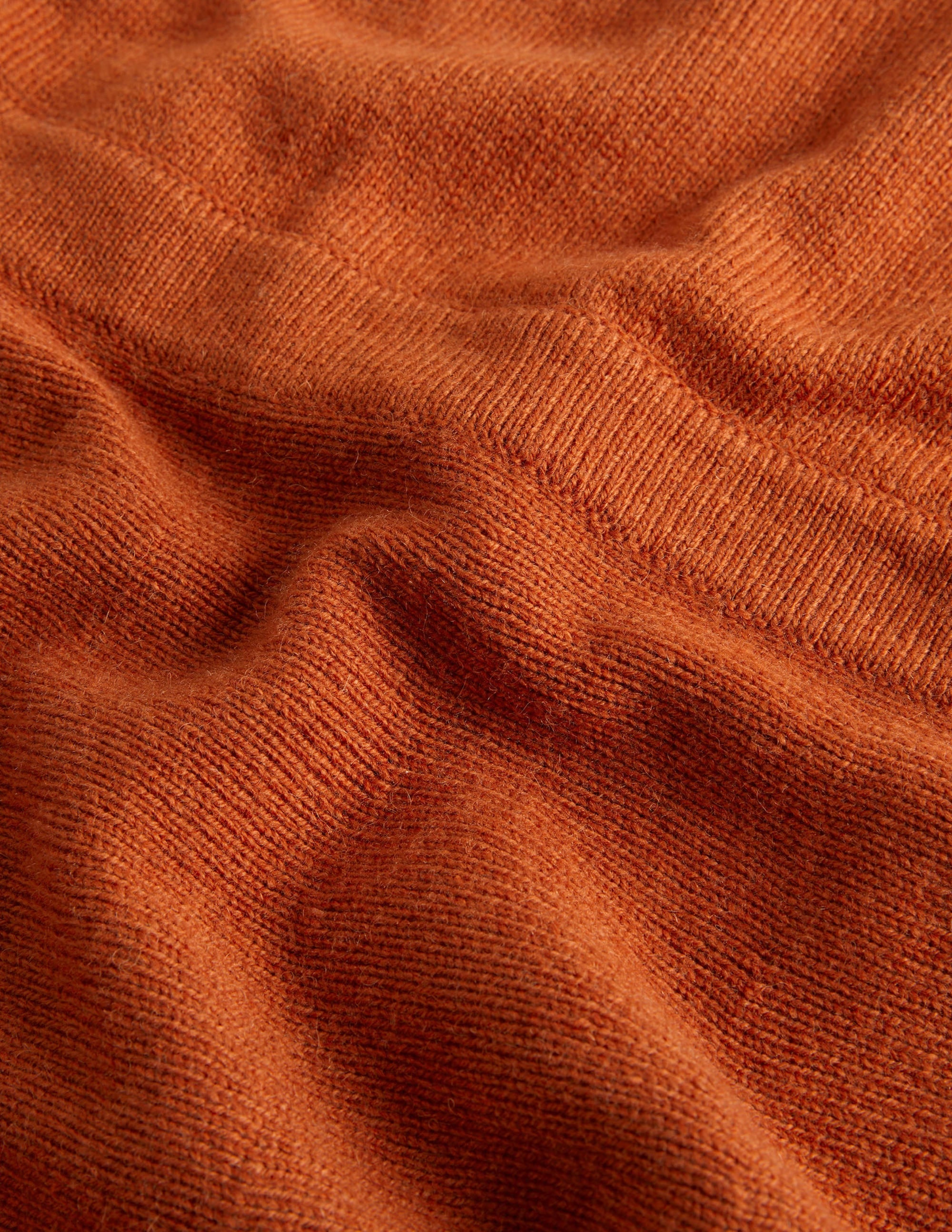 Square Neck Knitted Dress-Copper Red - Image 7