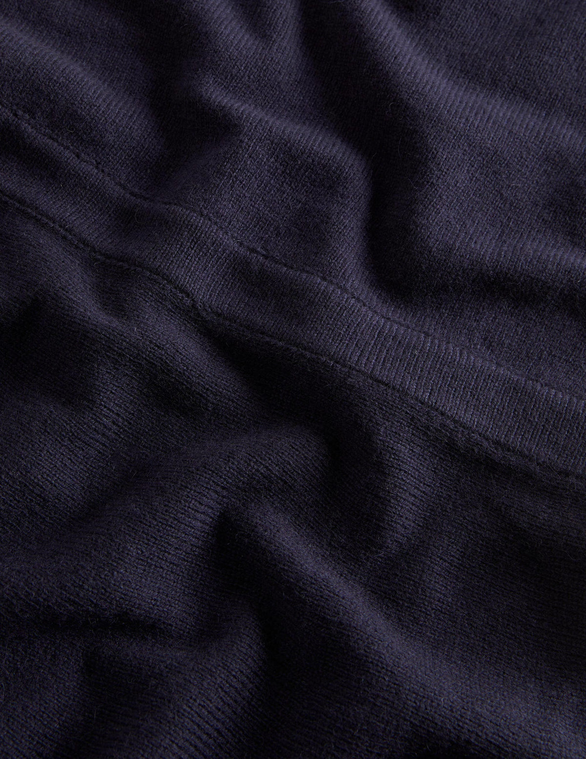 Square Neck Knitted Dress-Navy-7