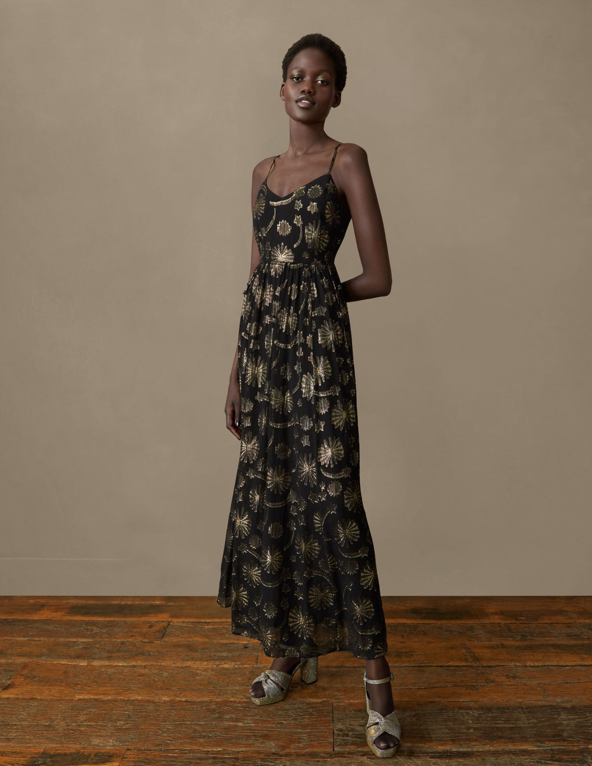 Cami Party Dress-Firework Jacquard-5