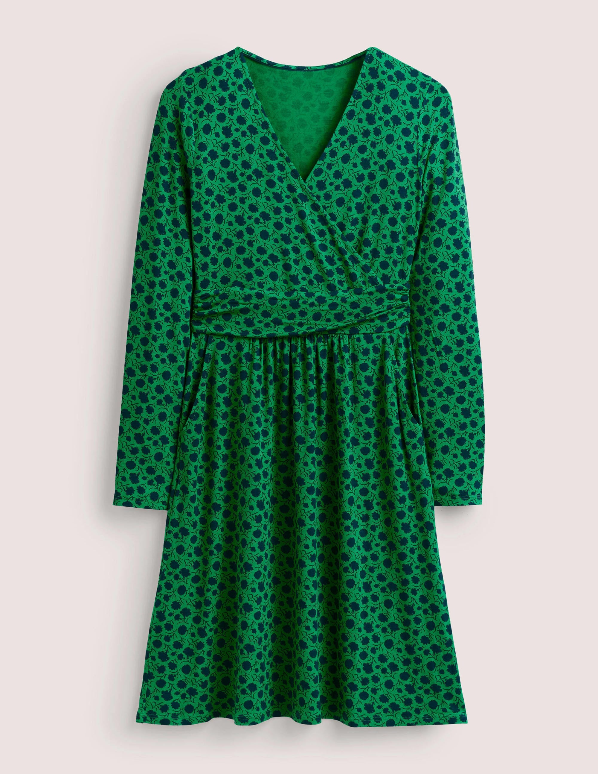 Layla Jersey Dress-Sapling, Leafy Bud - Image 6