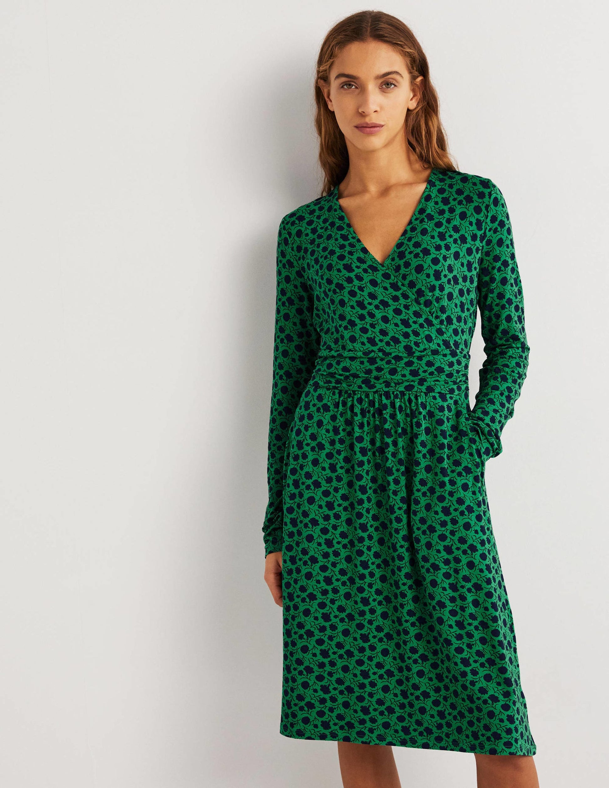 Layla Jersey Dress-Sapling, Leafy Bud-1