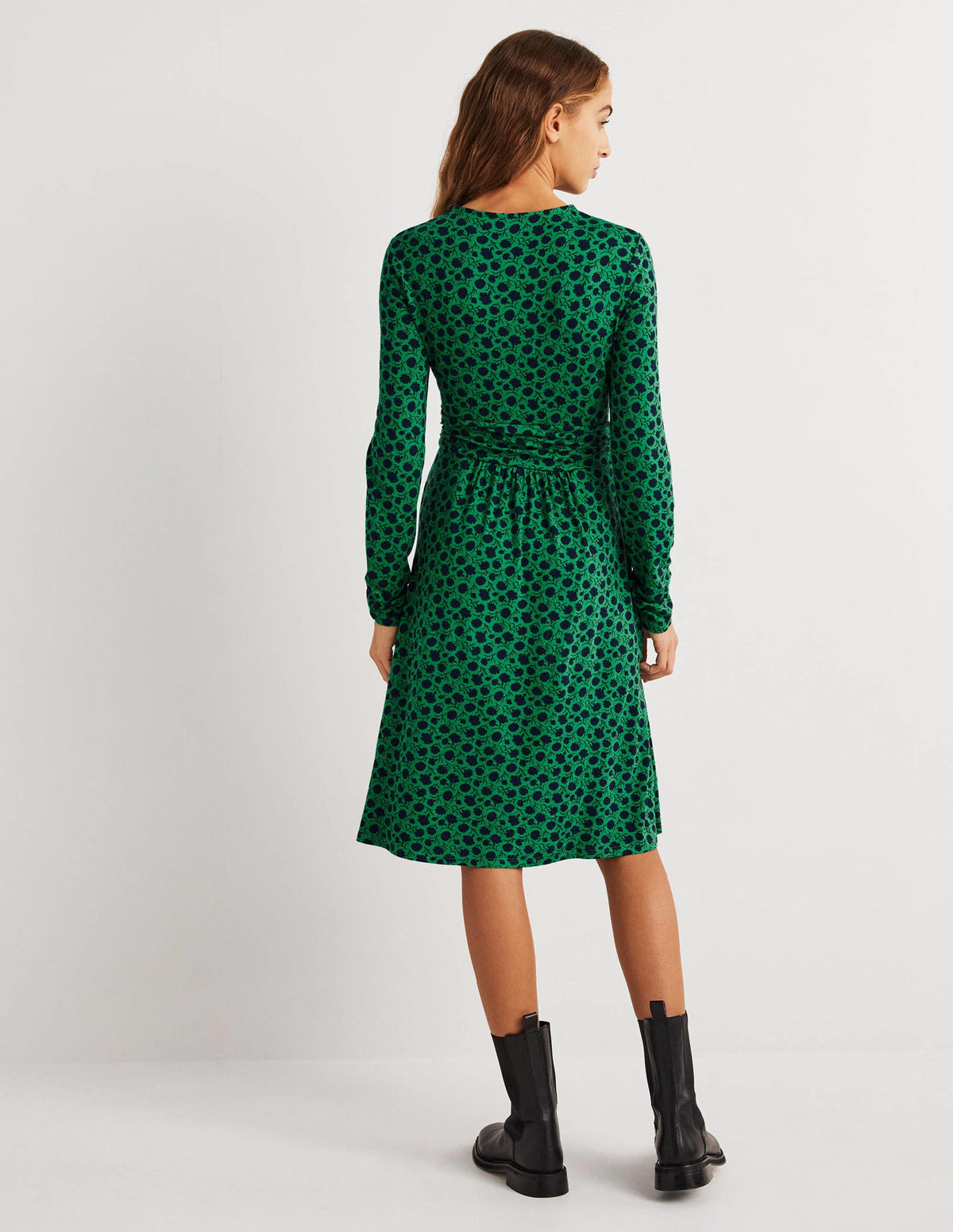 Layla Jersey Dress-Sapling, Leafy Bud-3