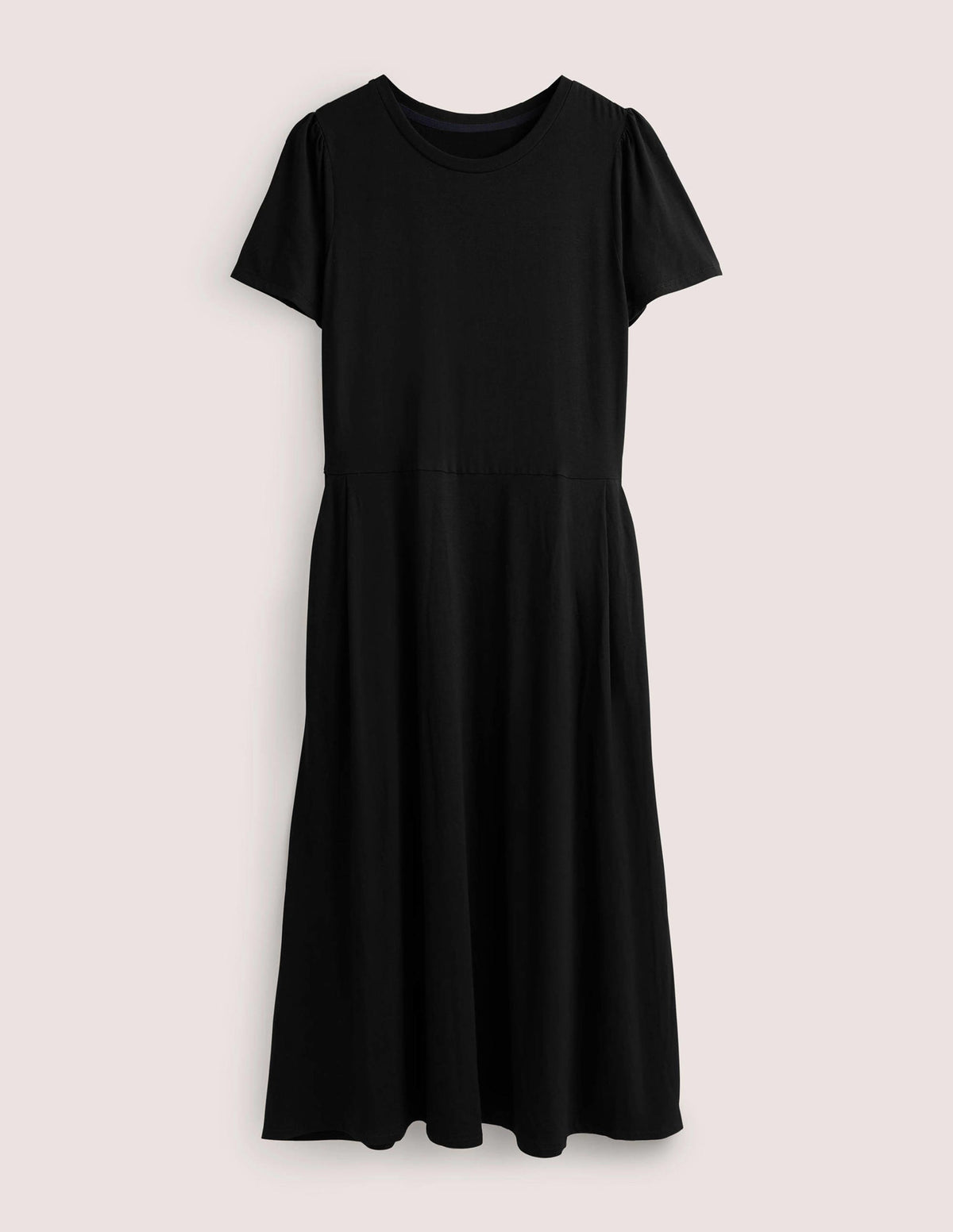 Lucinda Jersey Midi Dress-Black - Image 6