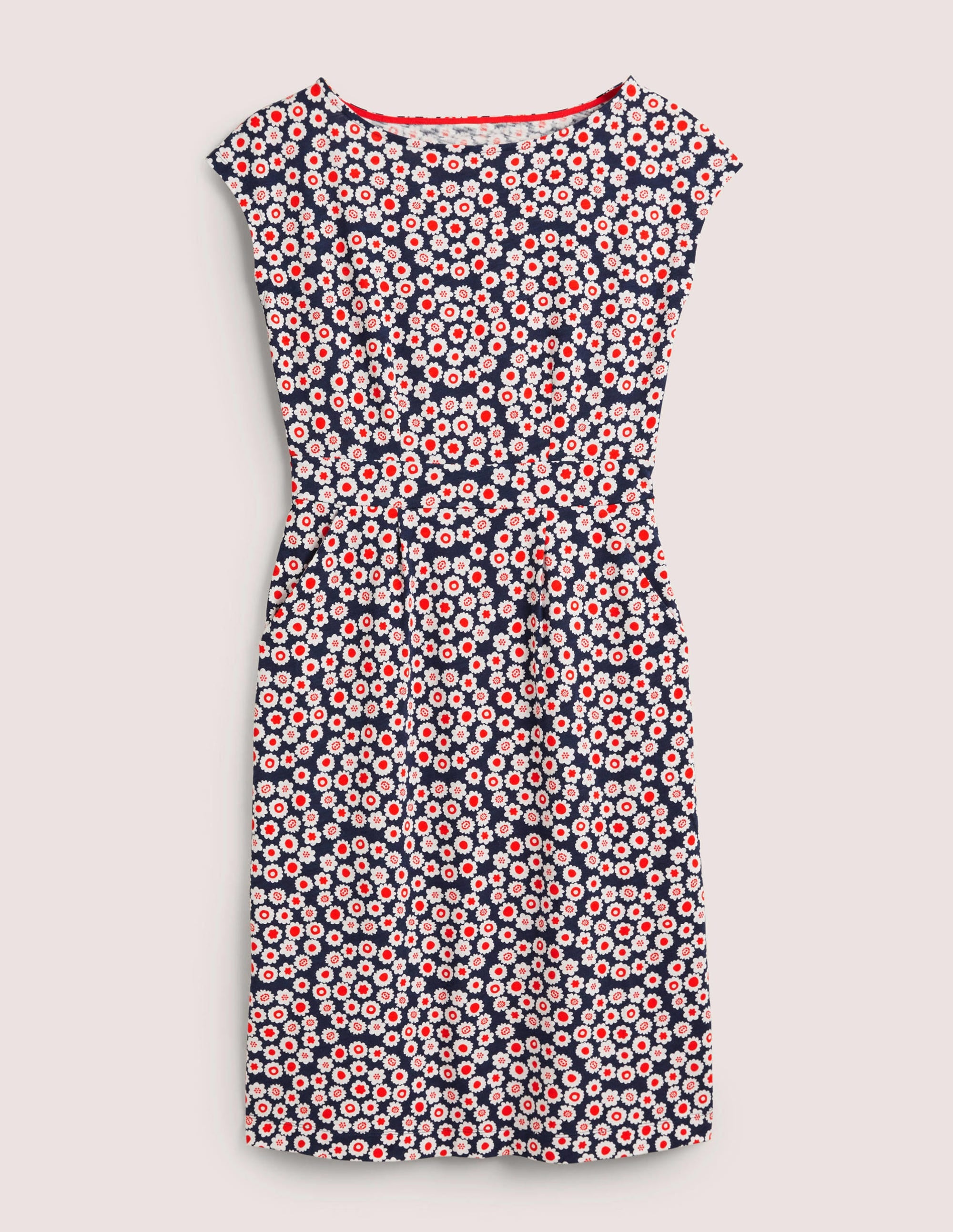 Florrie Jersey Dress-Black - Image 5